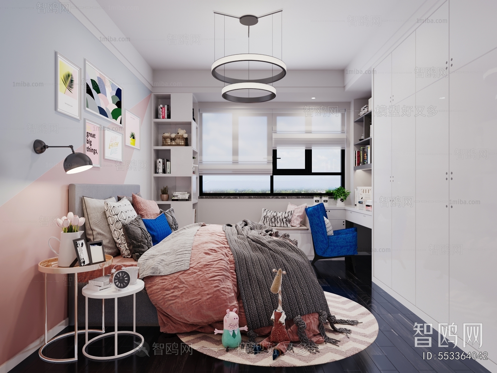 Nordic Style Girl's Room Daughter's Room