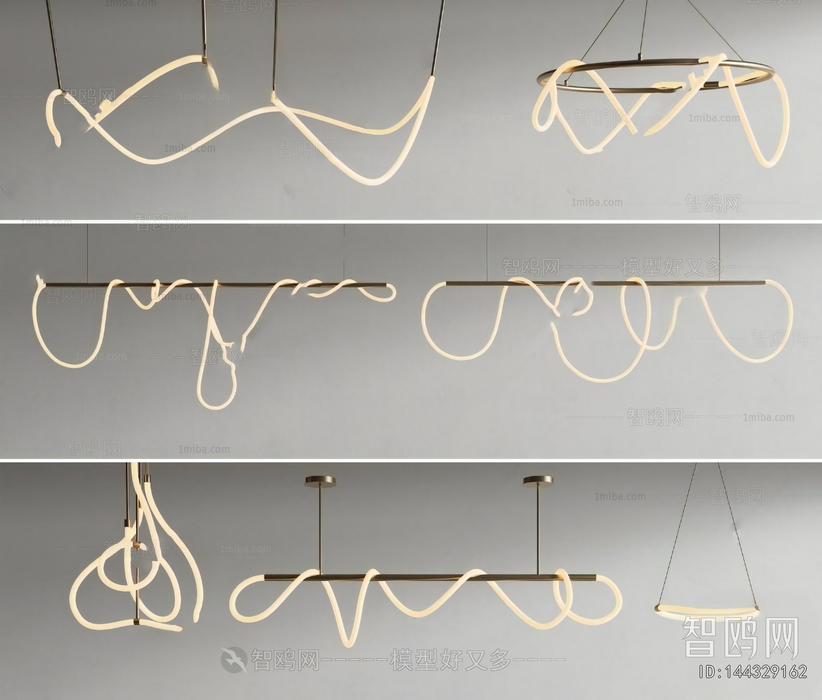 Modern Long Chandelier