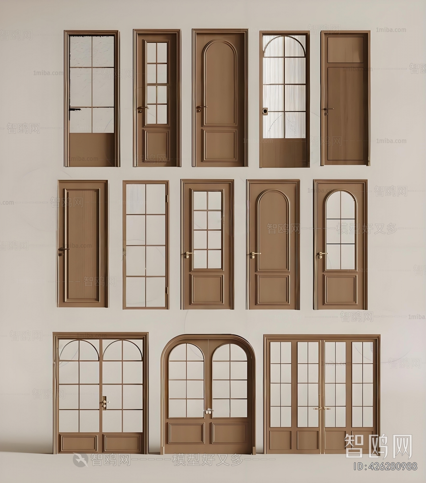 French Style Single Door