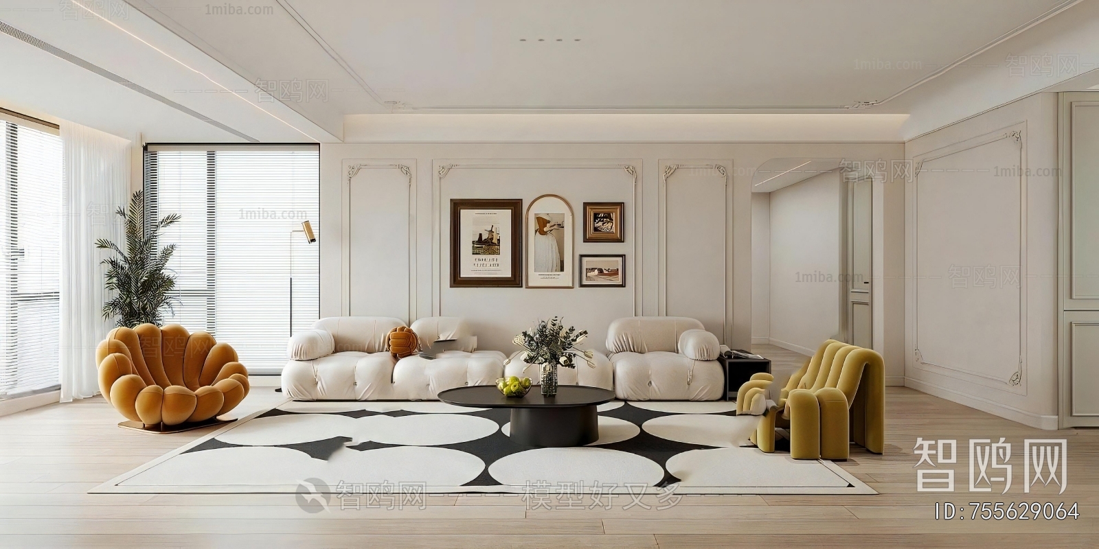 French Style A Living Room