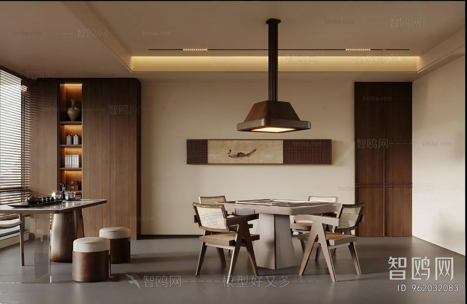 New Chinese Style Chess And Card Room