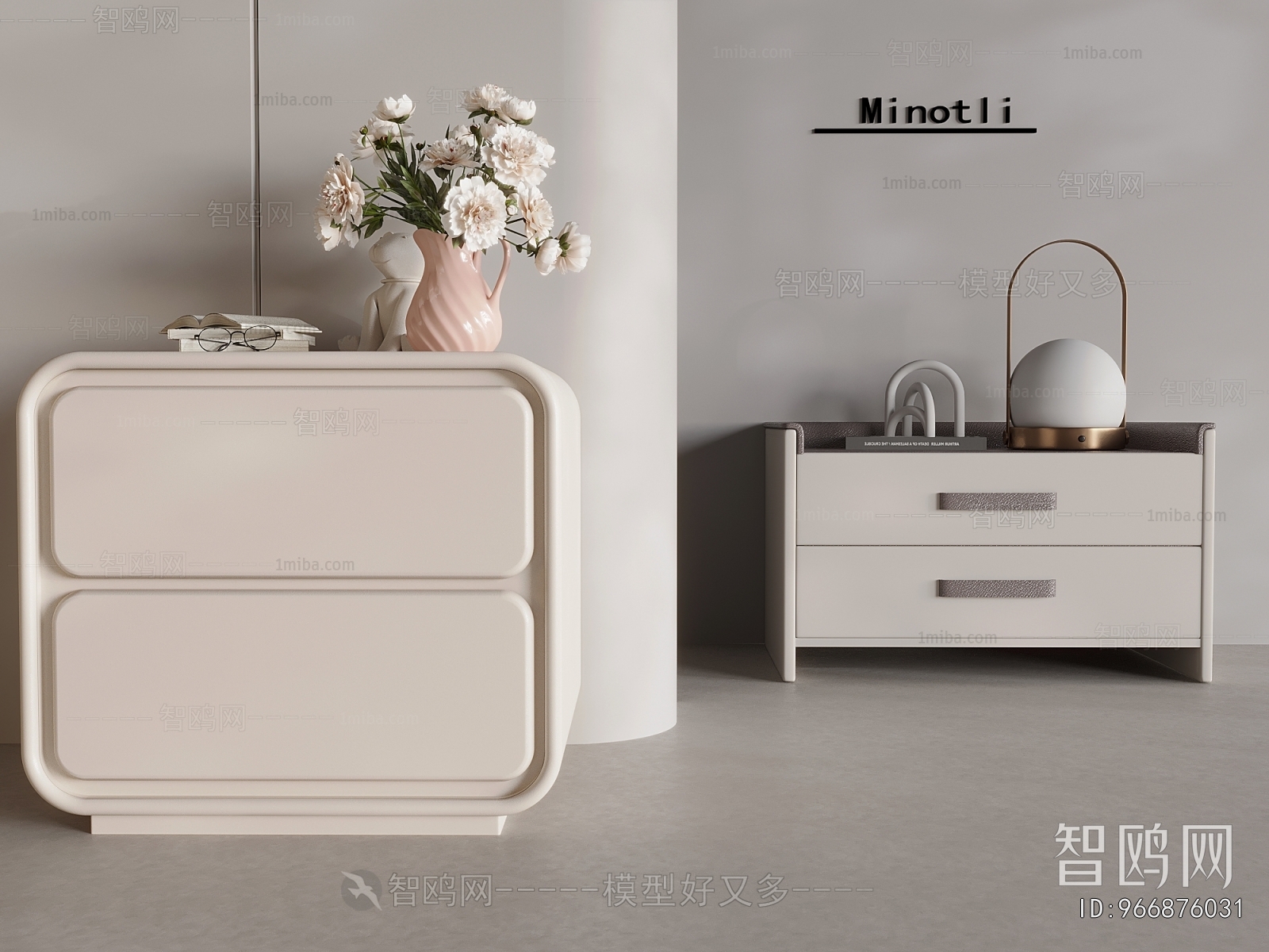 Modern Bedside Cupboard