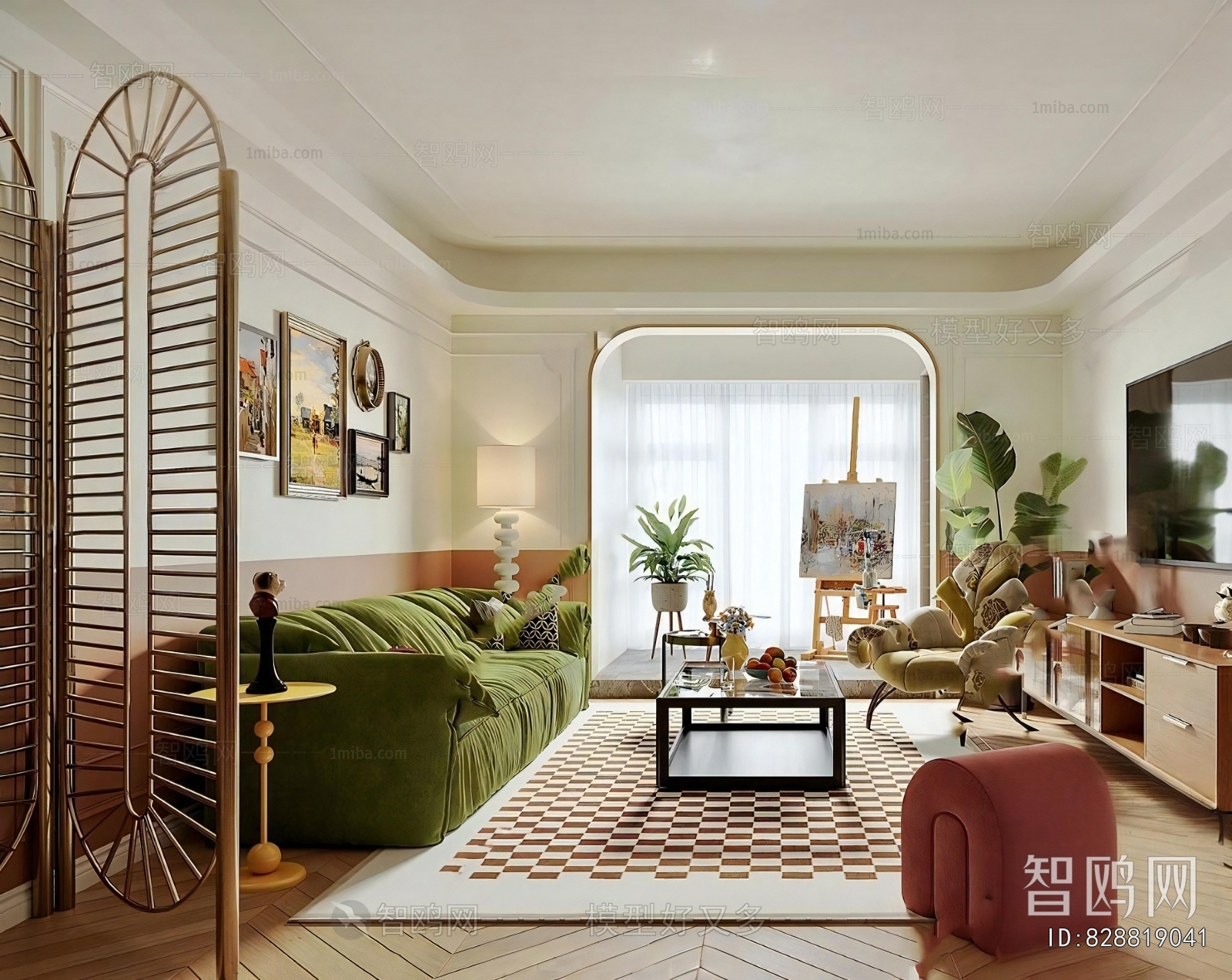 French Style A Living Room