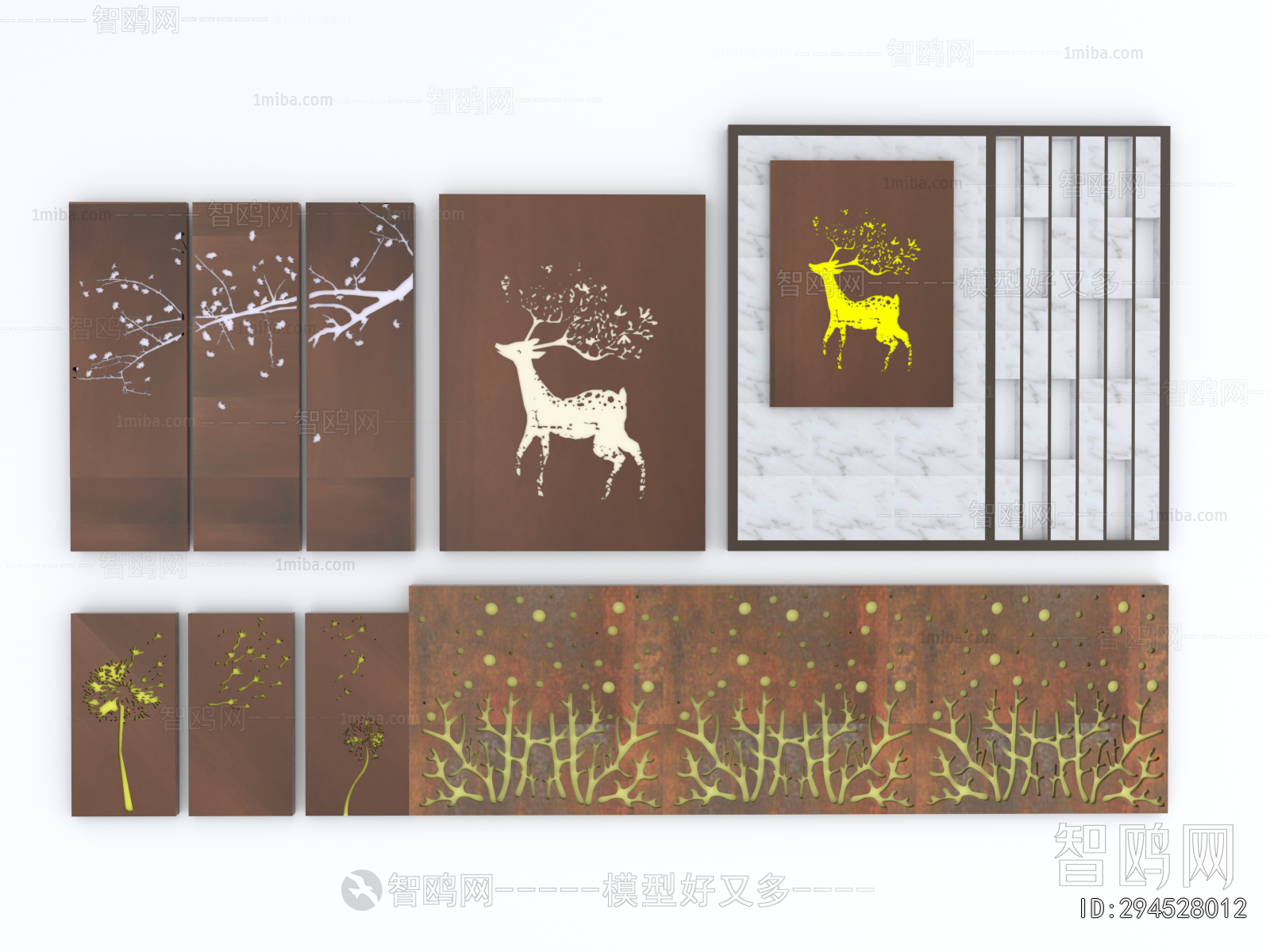 New Chinese Style Landscape Wall