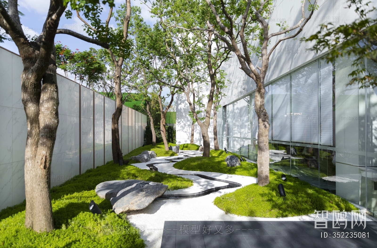 Modern Park Landscape