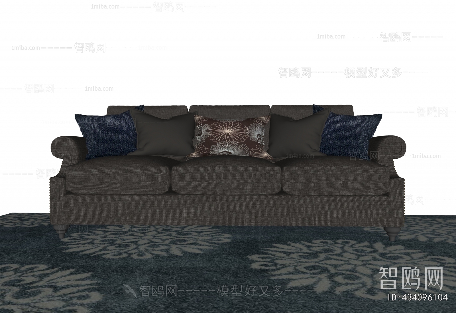 Modern Three-seat Sofa