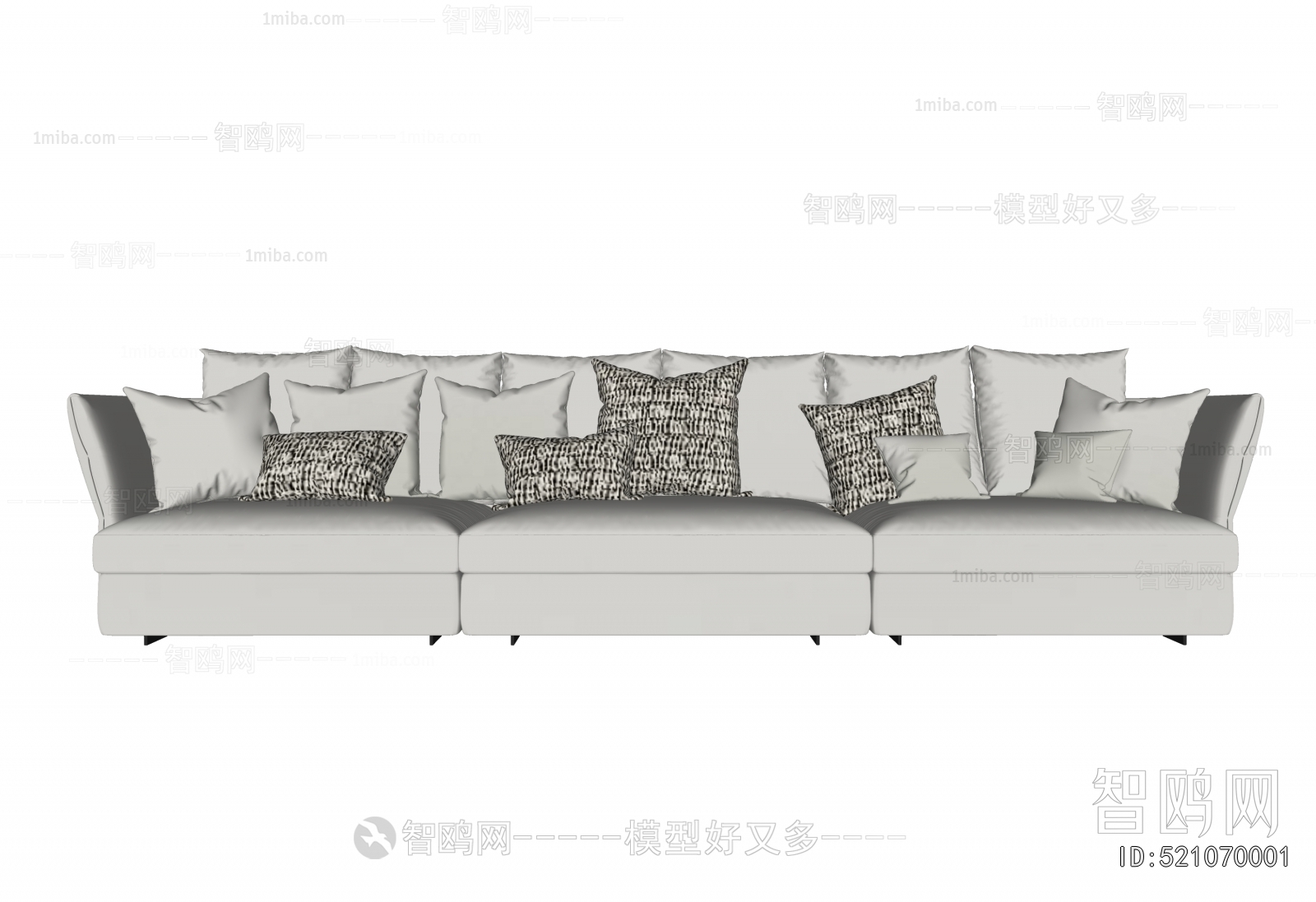 Modern Three-seat Sofa
