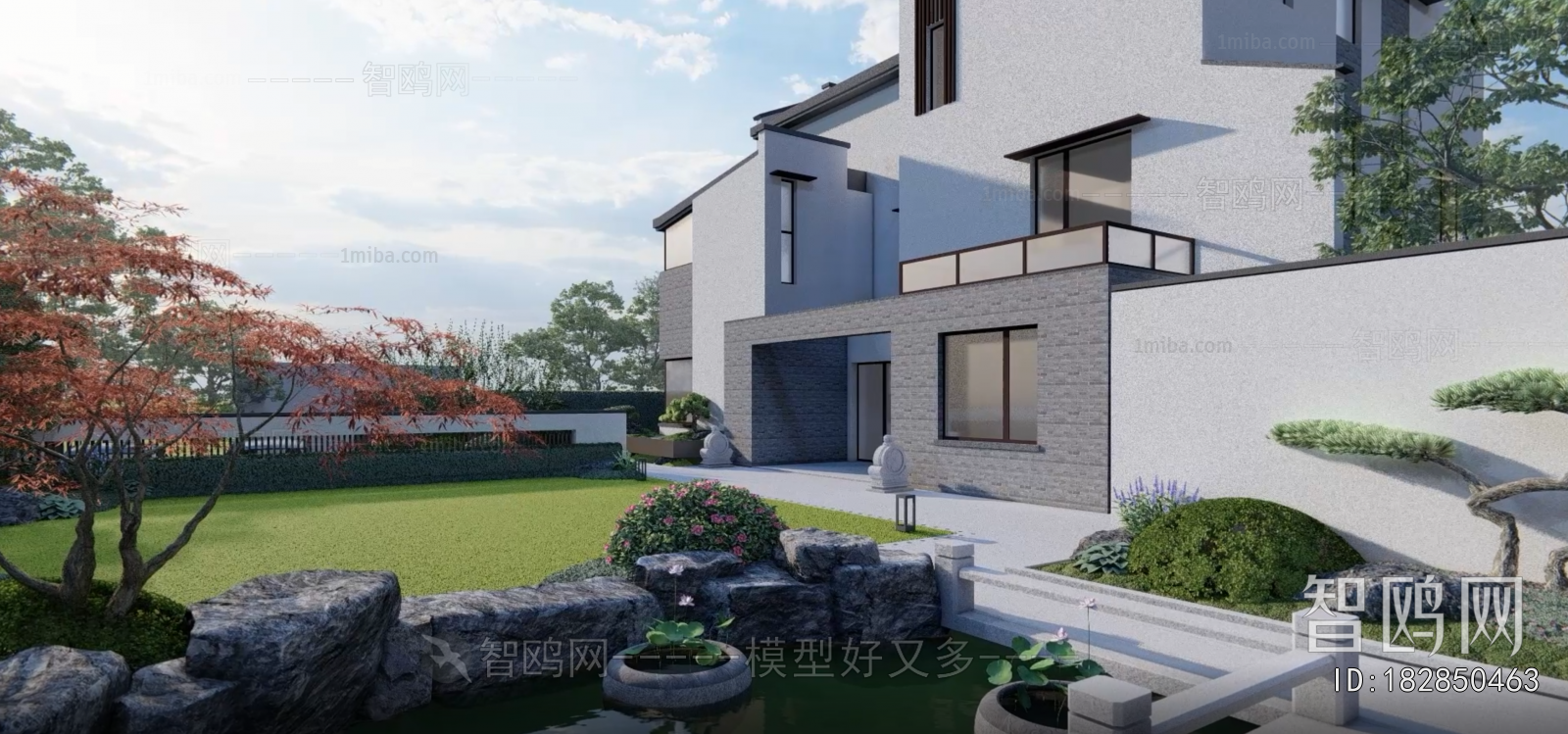 New Chinese Style Courtyard/landscape