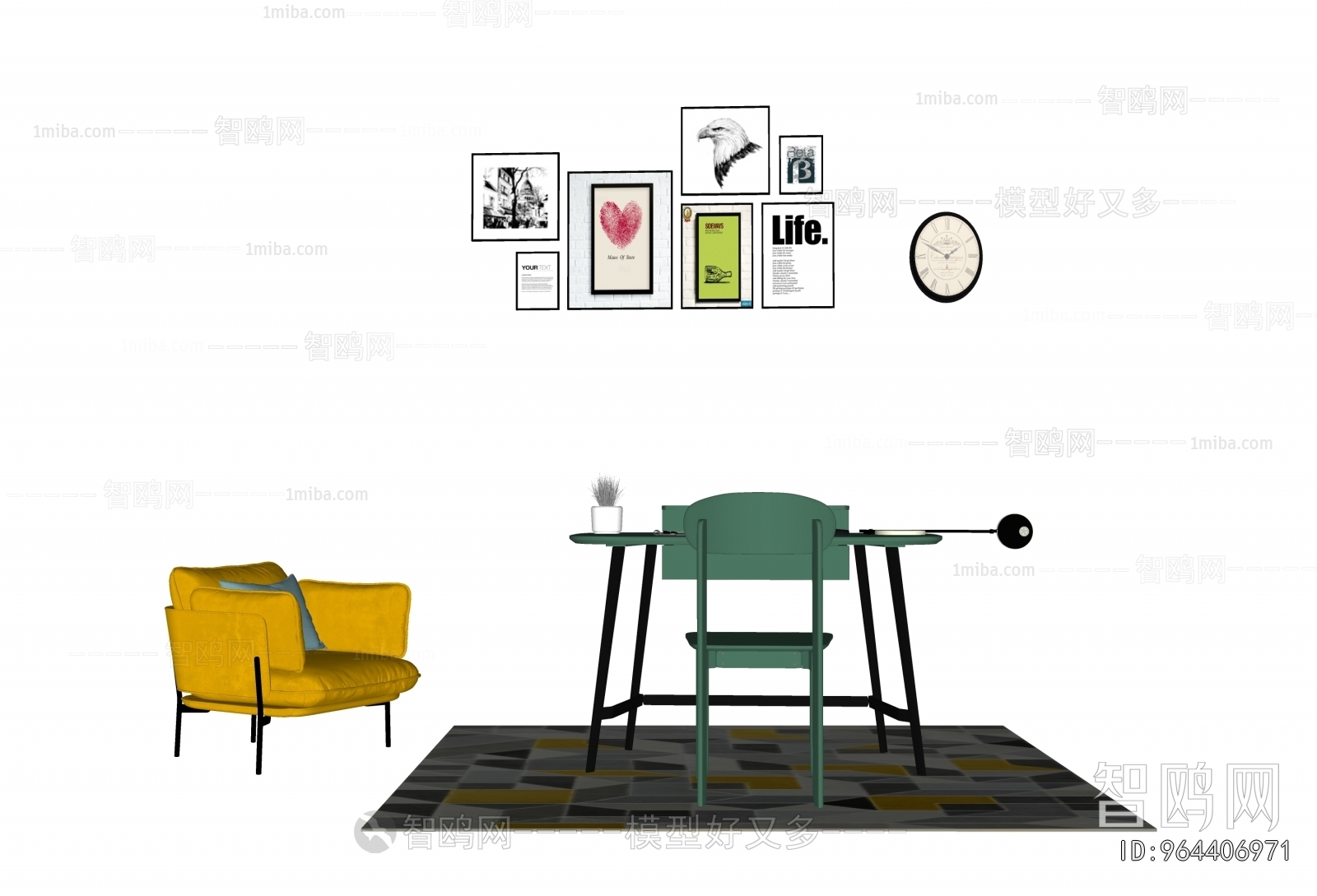 Modern Computer Desk And Chair