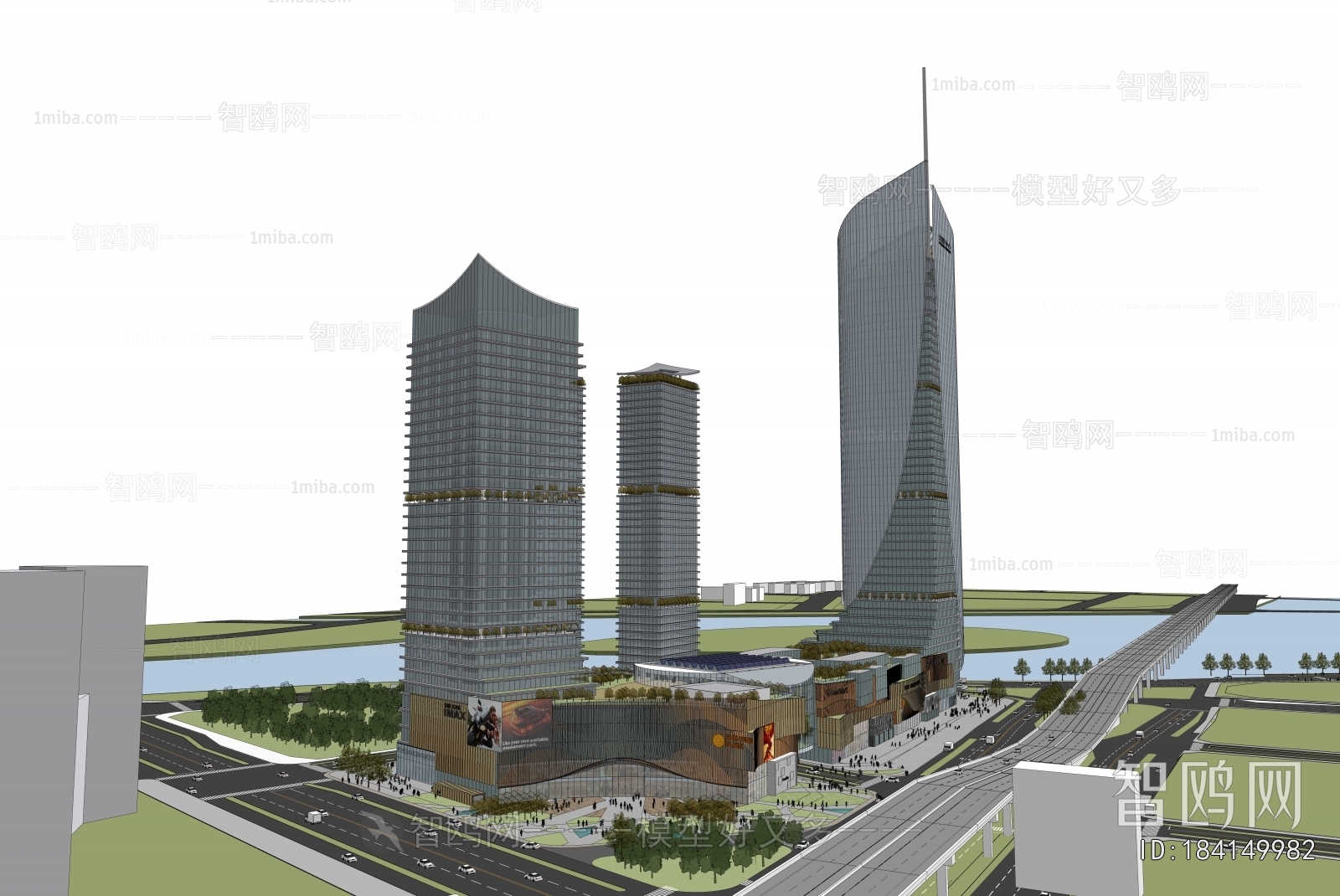 Modern Appearance Of Commercial Building