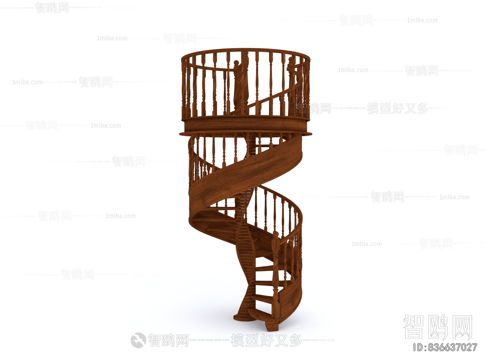 European Style Rotating Staircase