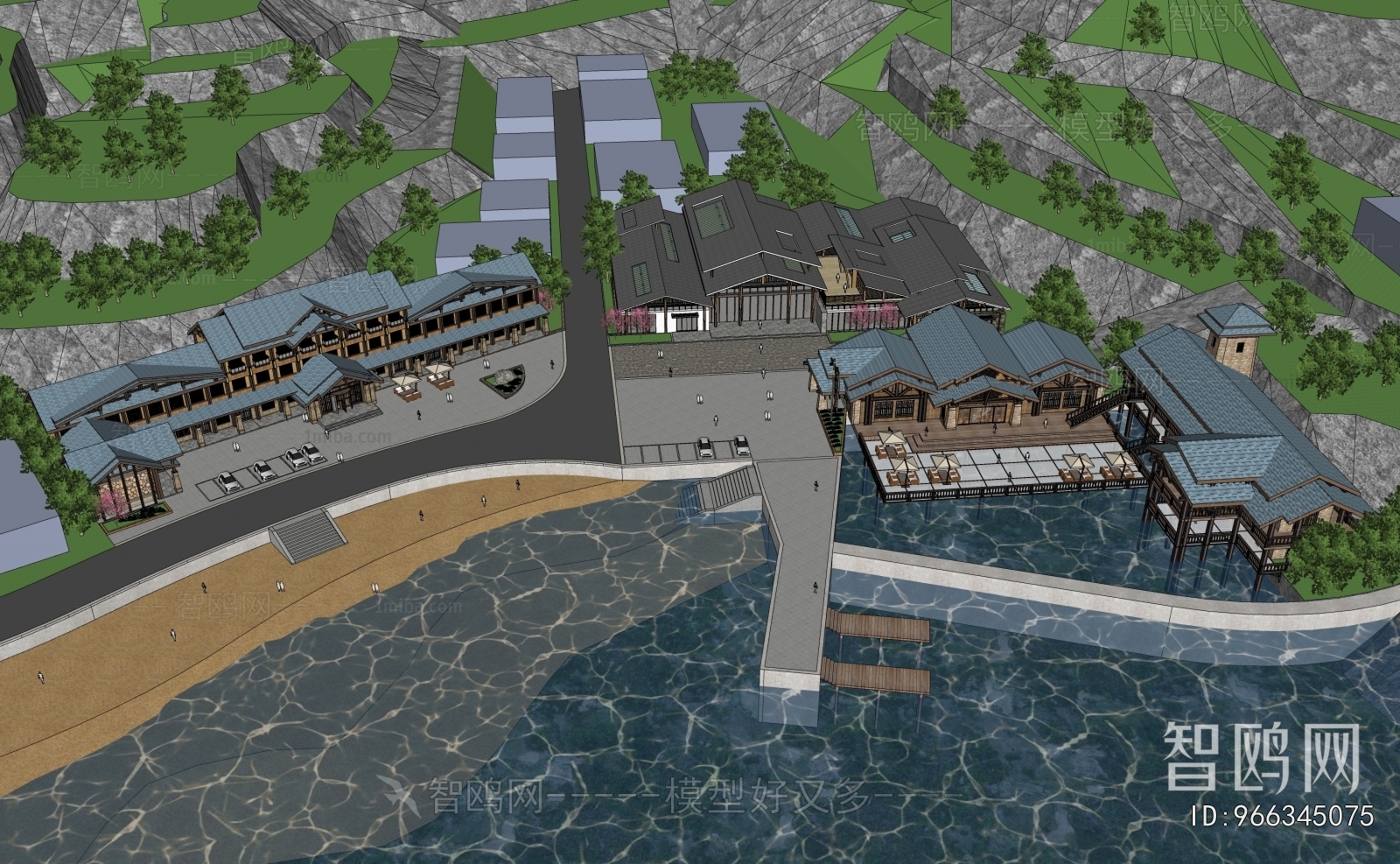 New Chinese Style Commercial Street