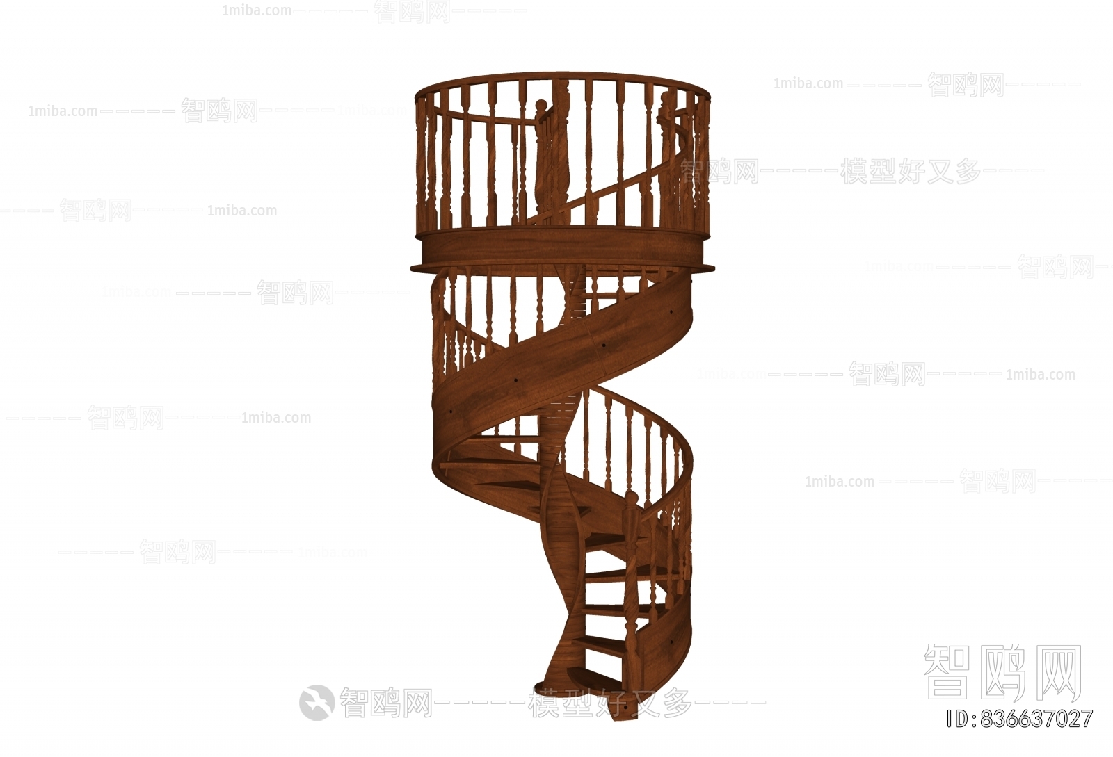 European Style Rotating Staircase