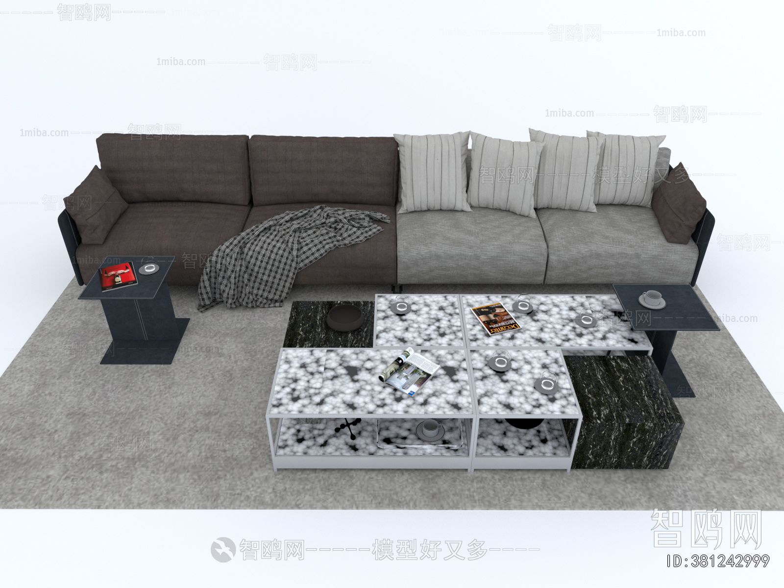 Modern Multi Person Sofa