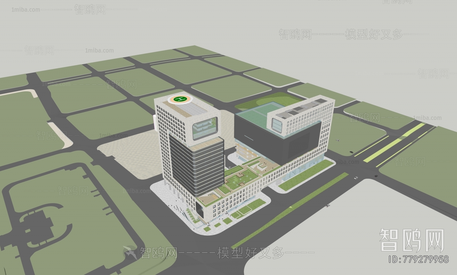 Modern Appearance Of Commercial Building