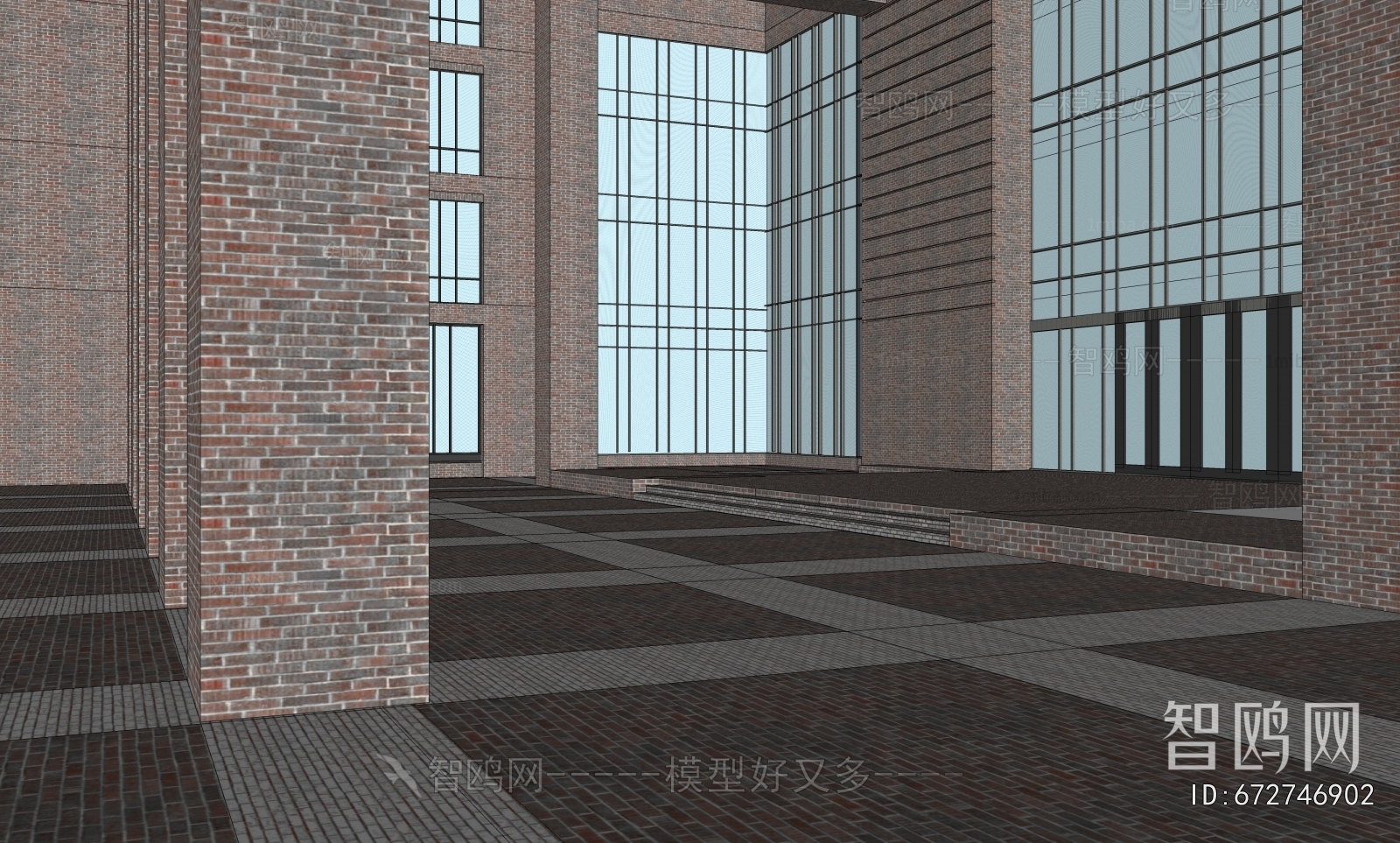 Modern School Building