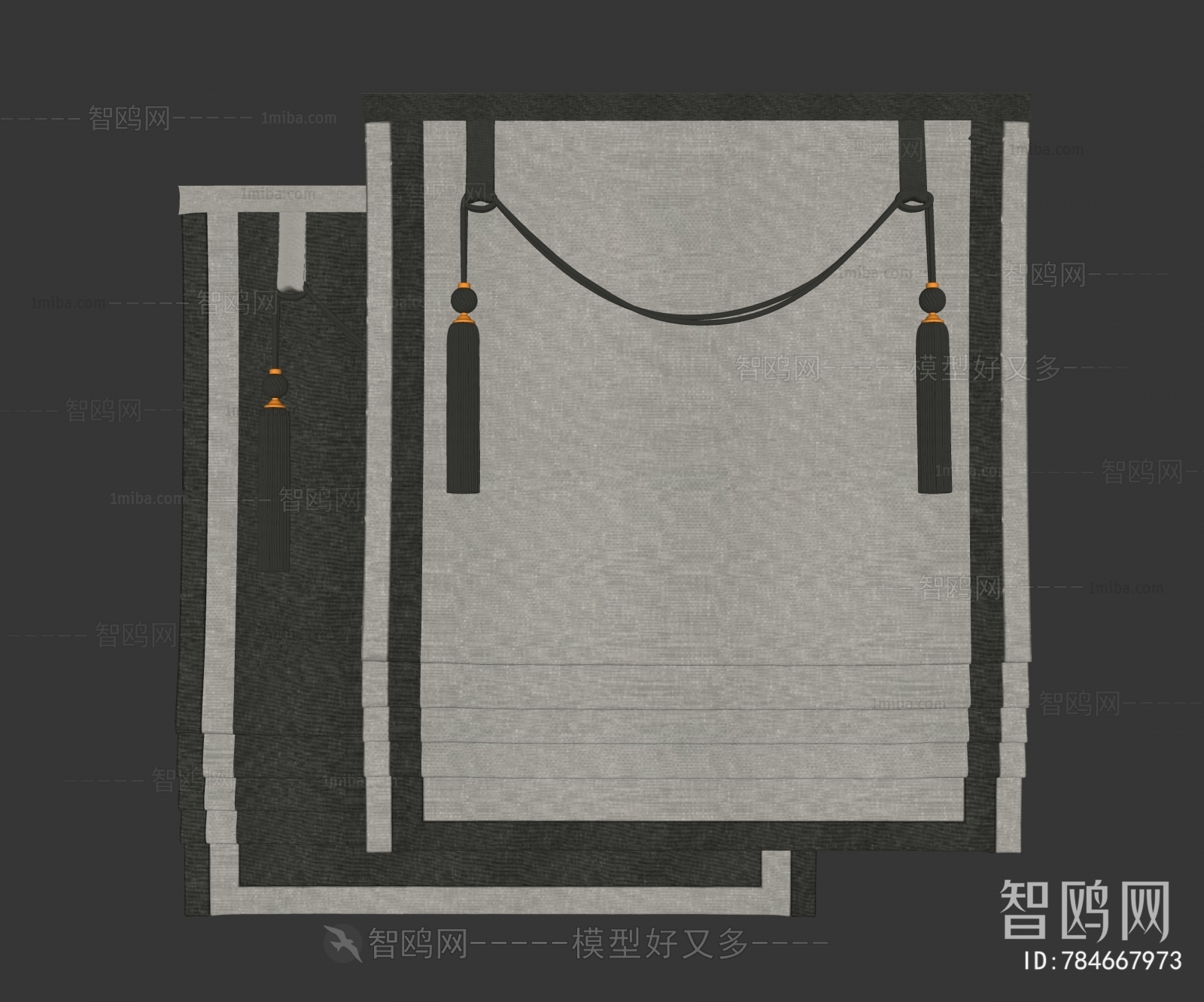 New Chinese Style Folding Curtain