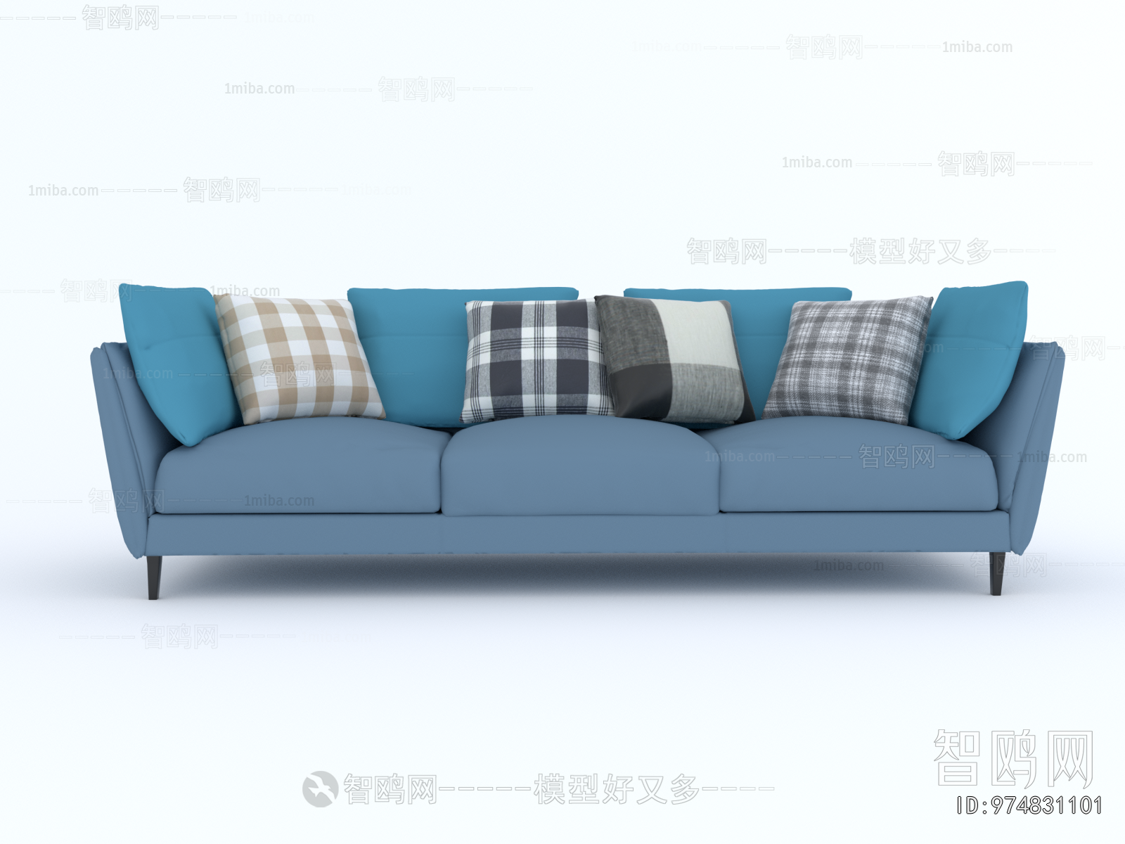 Modern Three-seat Sofa