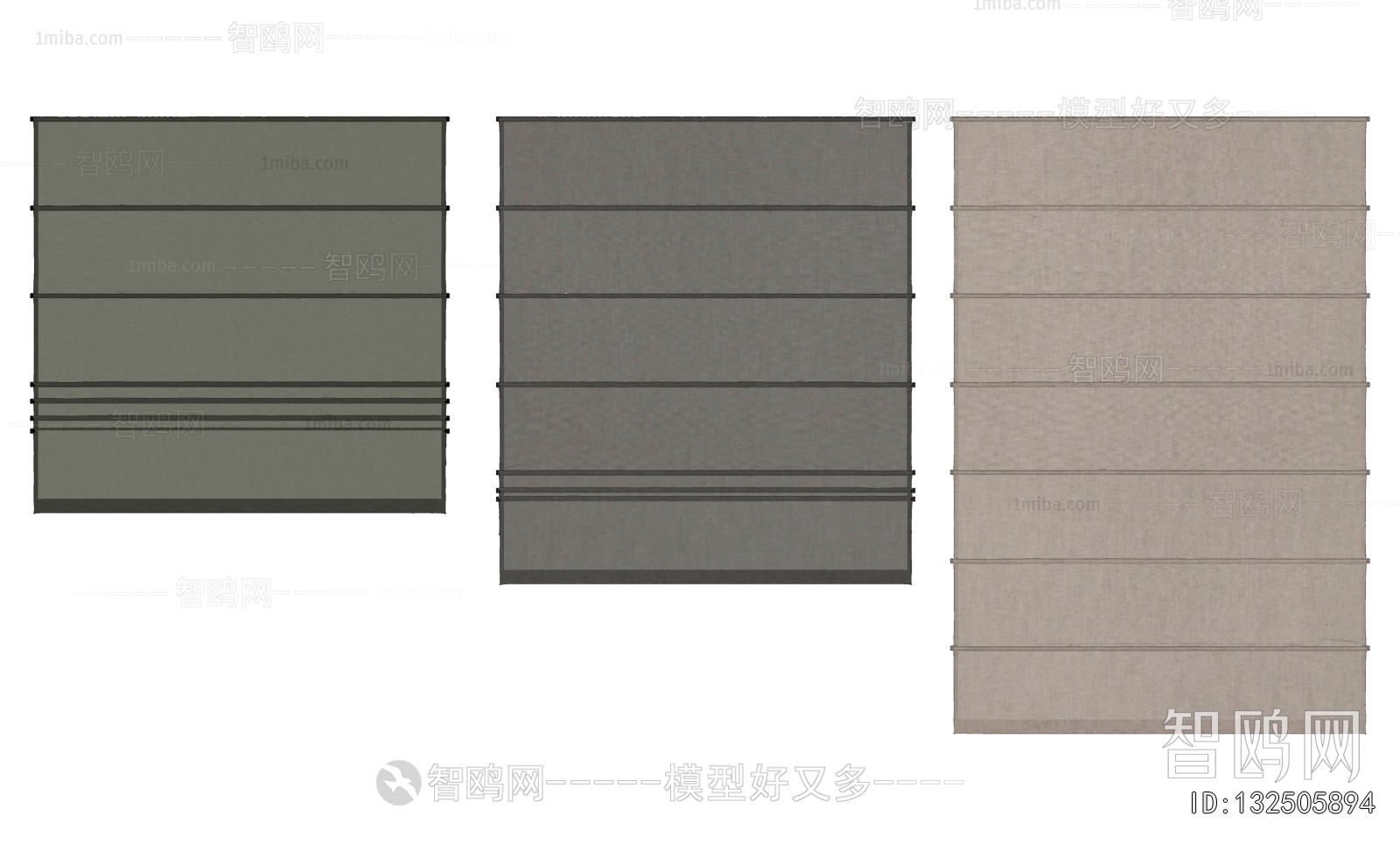 New Chinese Style Roman Curtain