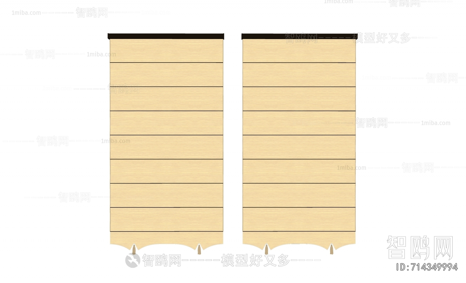 New Chinese Style Roman Curtain