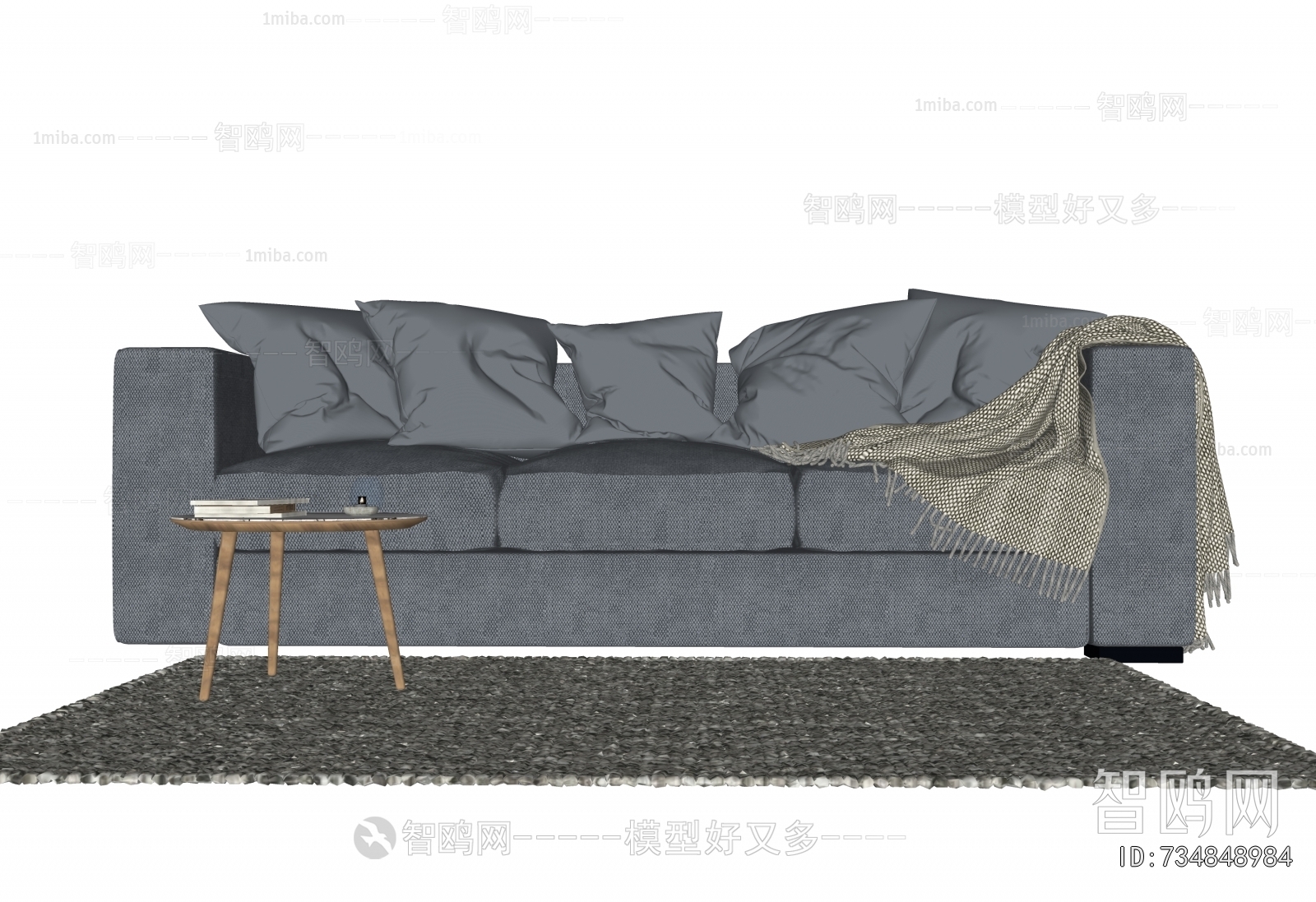 Modern Three-seat Sofa