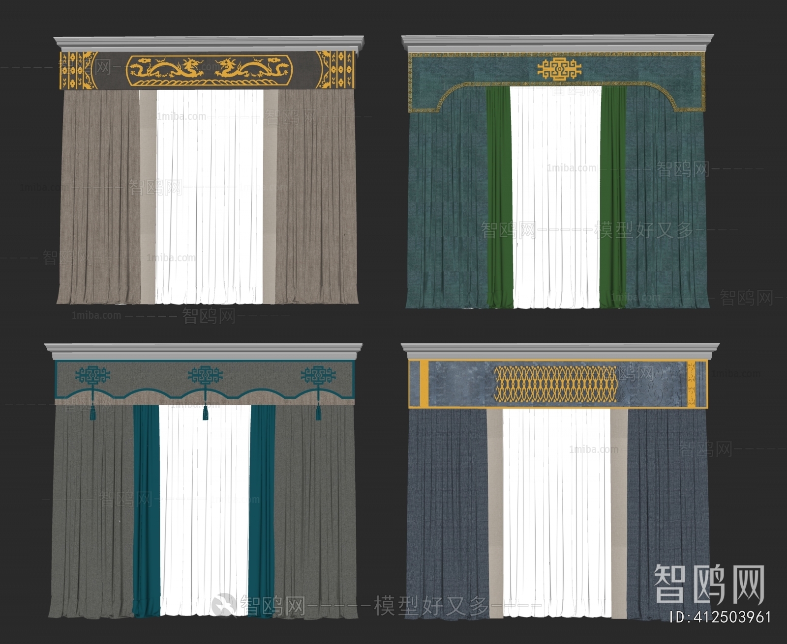 New Chinese Style The Curtain