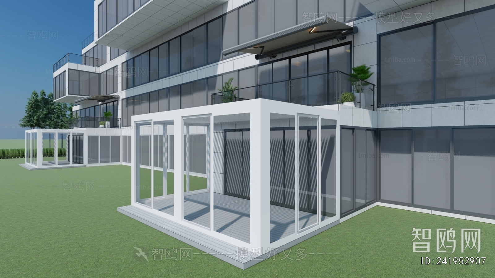 Modern Glass Sunshine Room