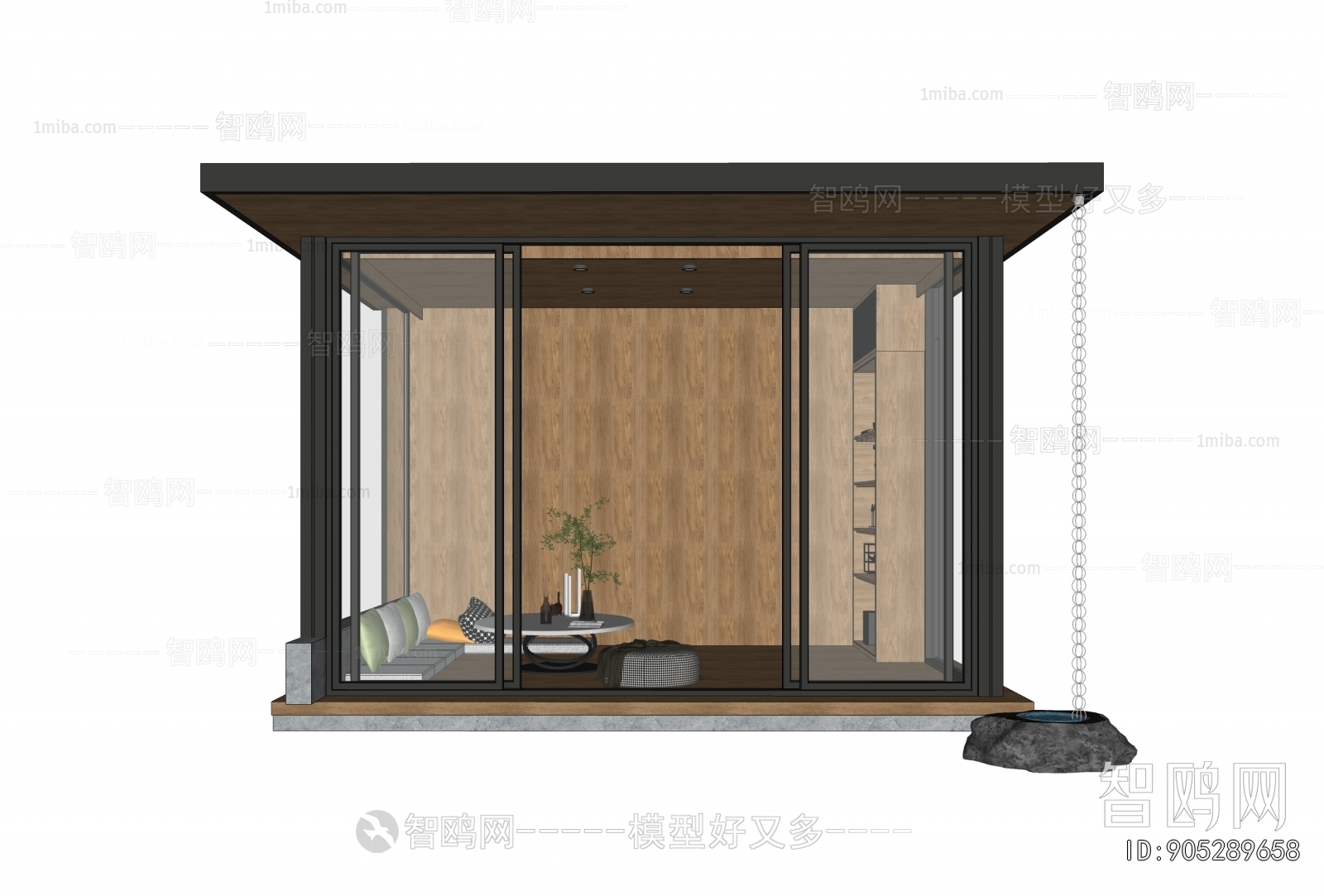 New Chinese Style Courtyard/landscape
