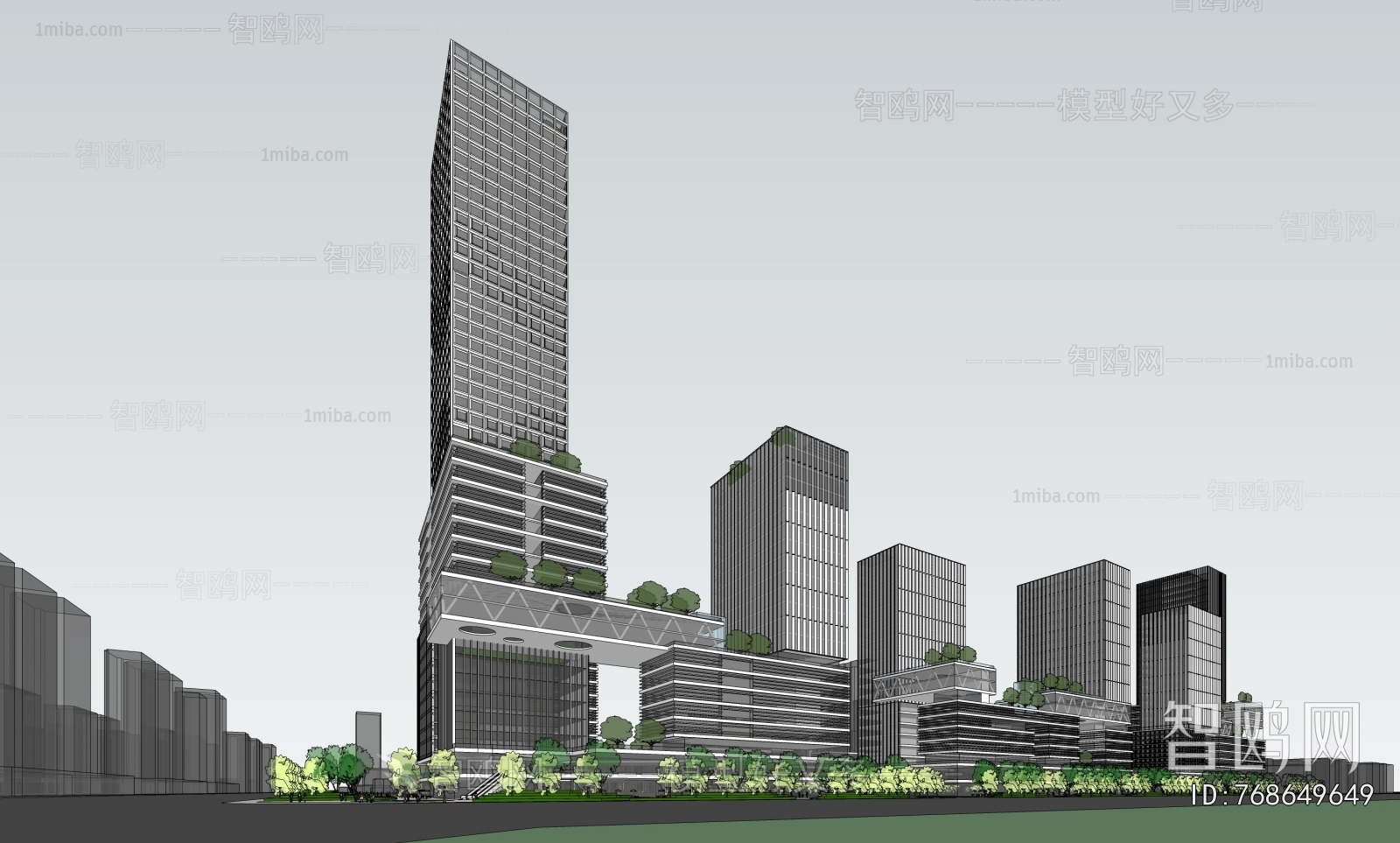 Modern Appearance Of Commercial Building