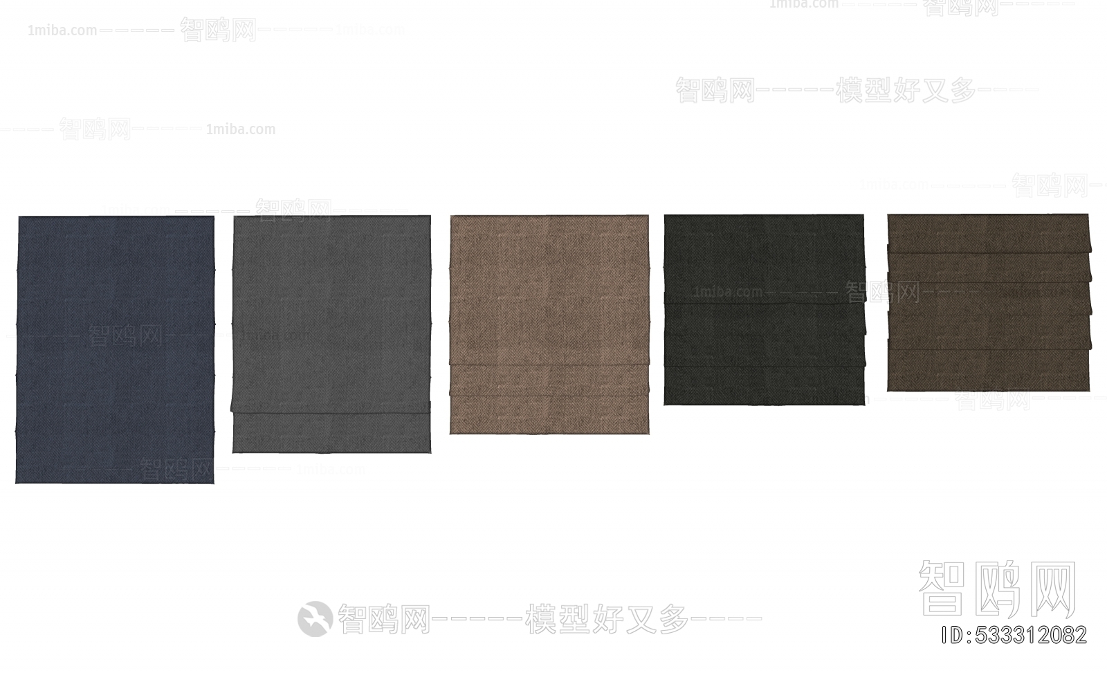 New Chinese Style Roman Curtain