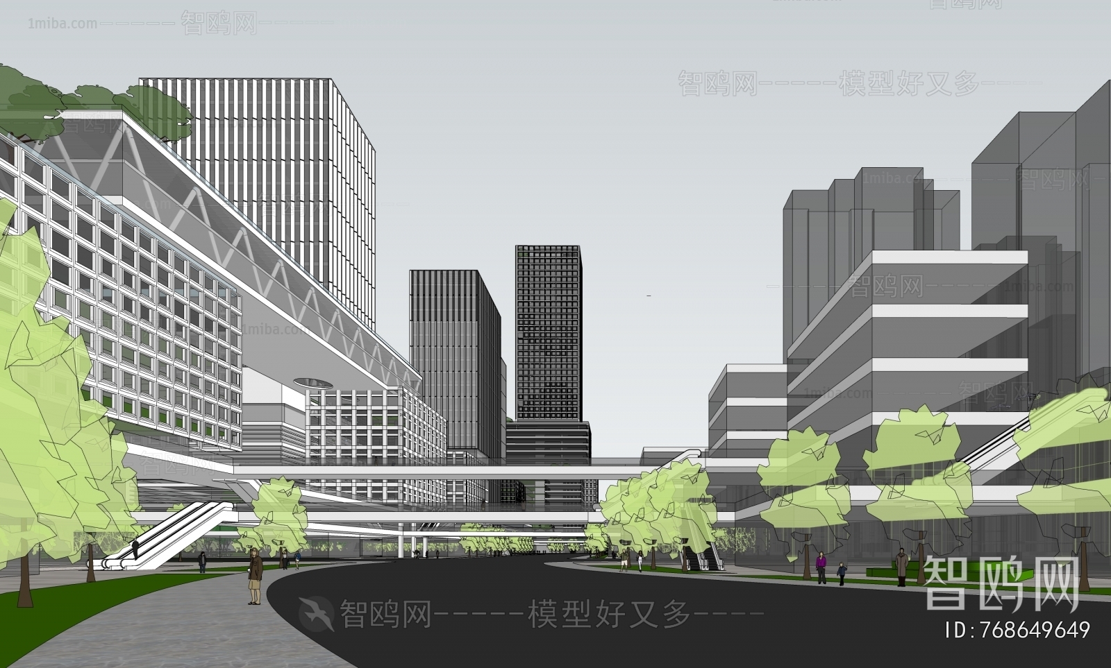 Modern Appearance Of Commercial Building