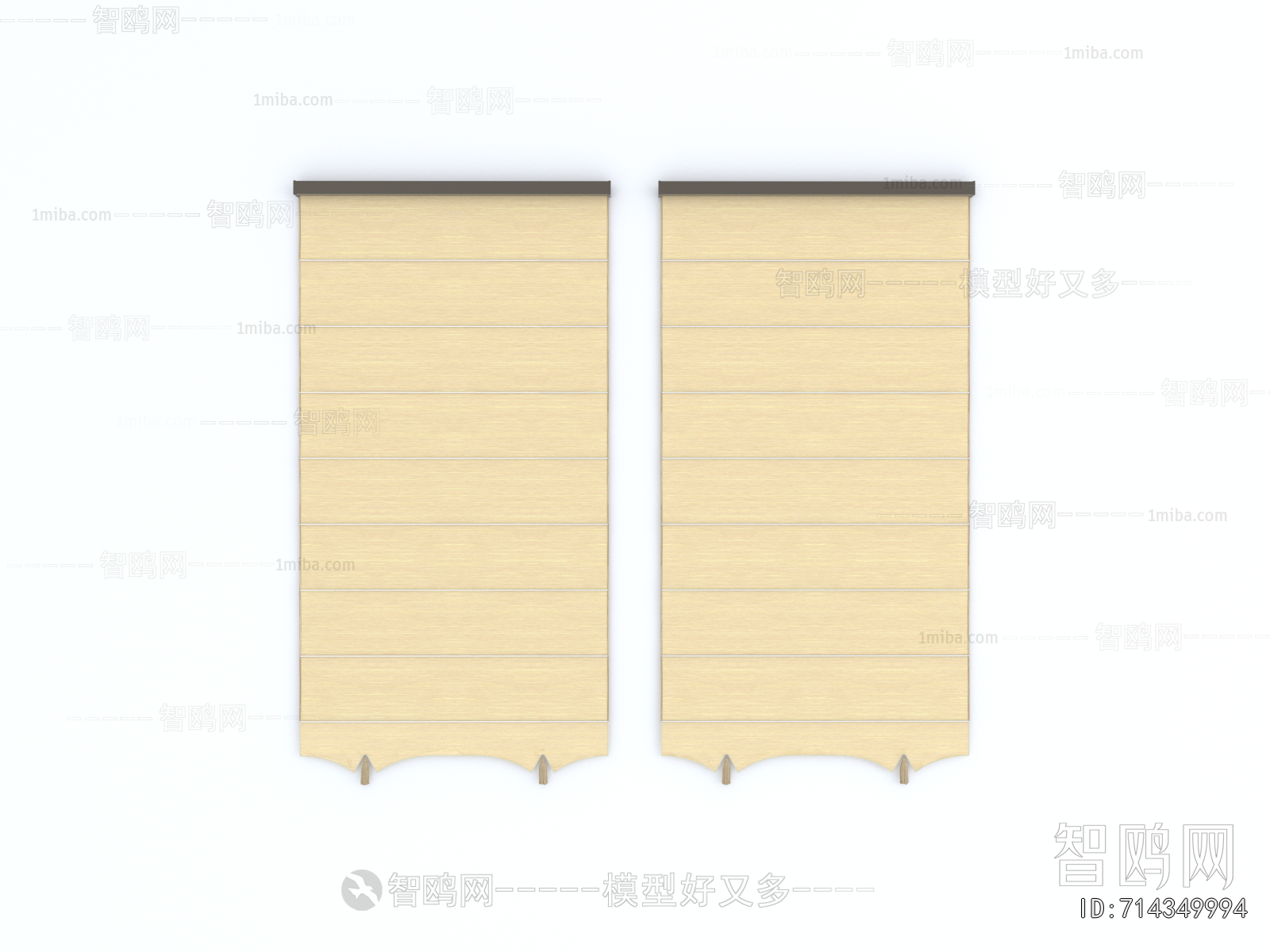 New Chinese Style Roman Curtain