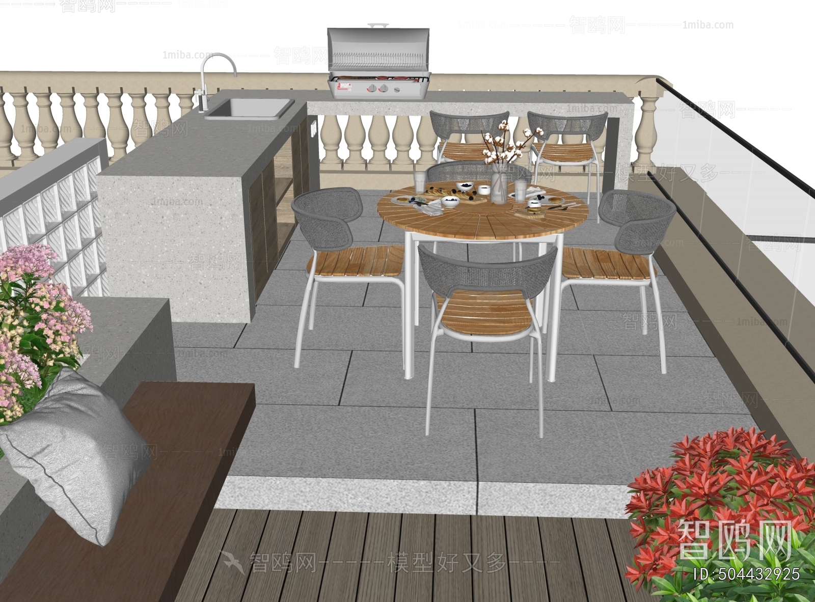 Modern Courtyard/landscape