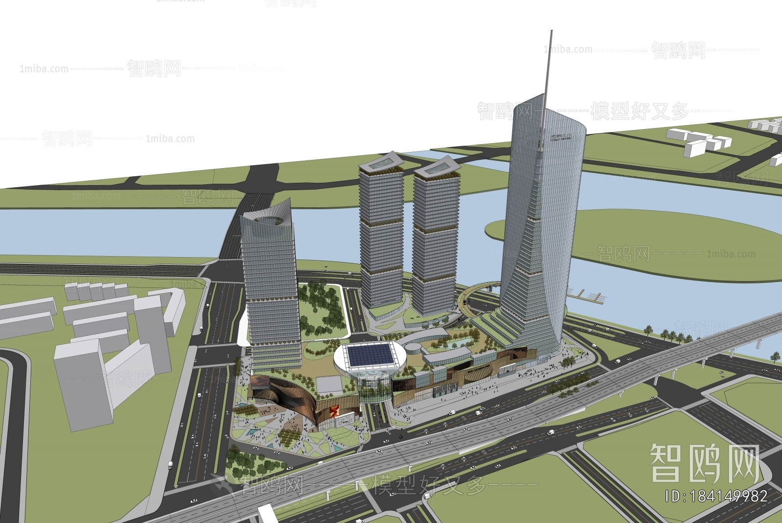 Modern Appearance Of Commercial Building