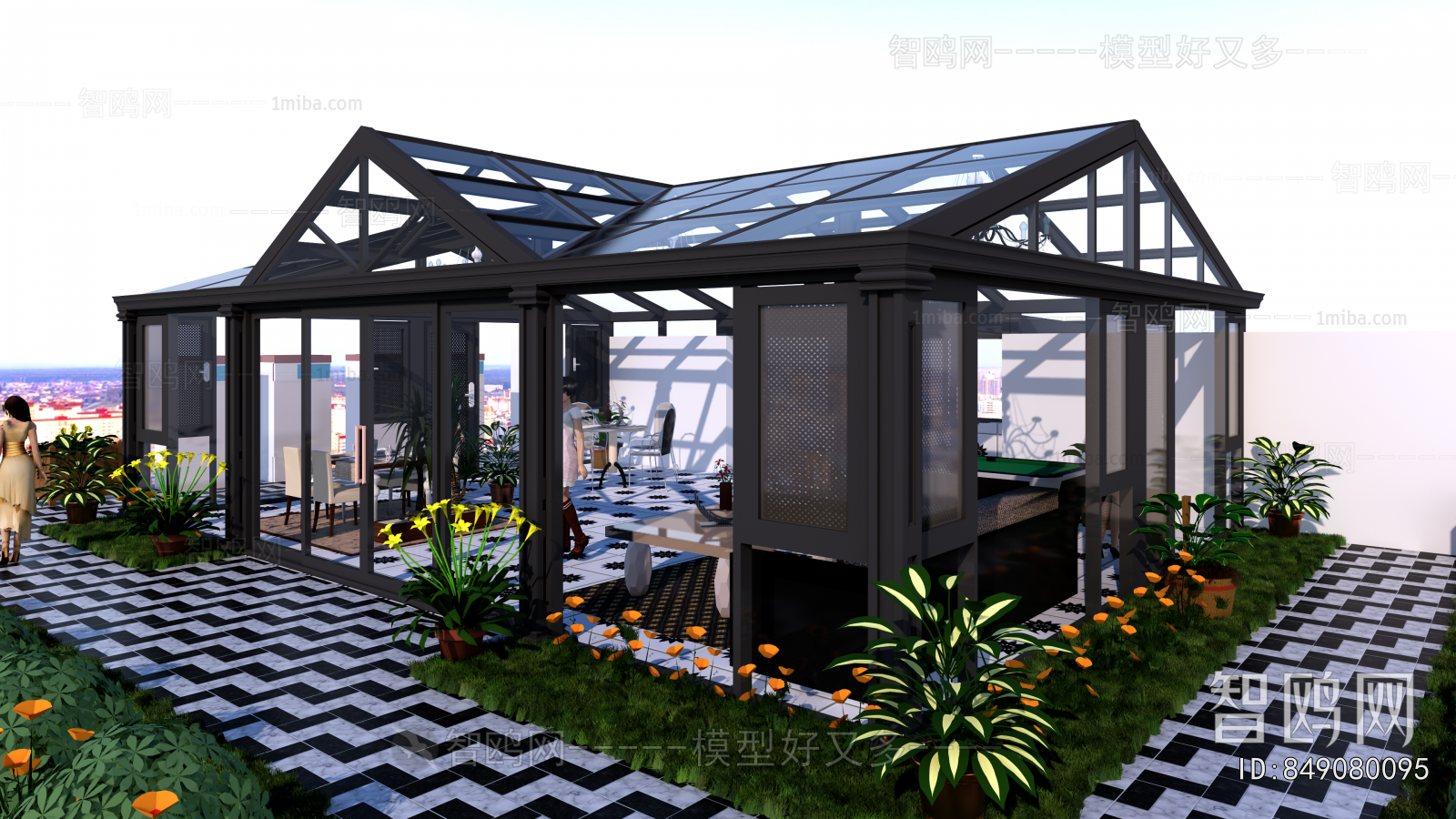 Modern Glass Sunshine Room