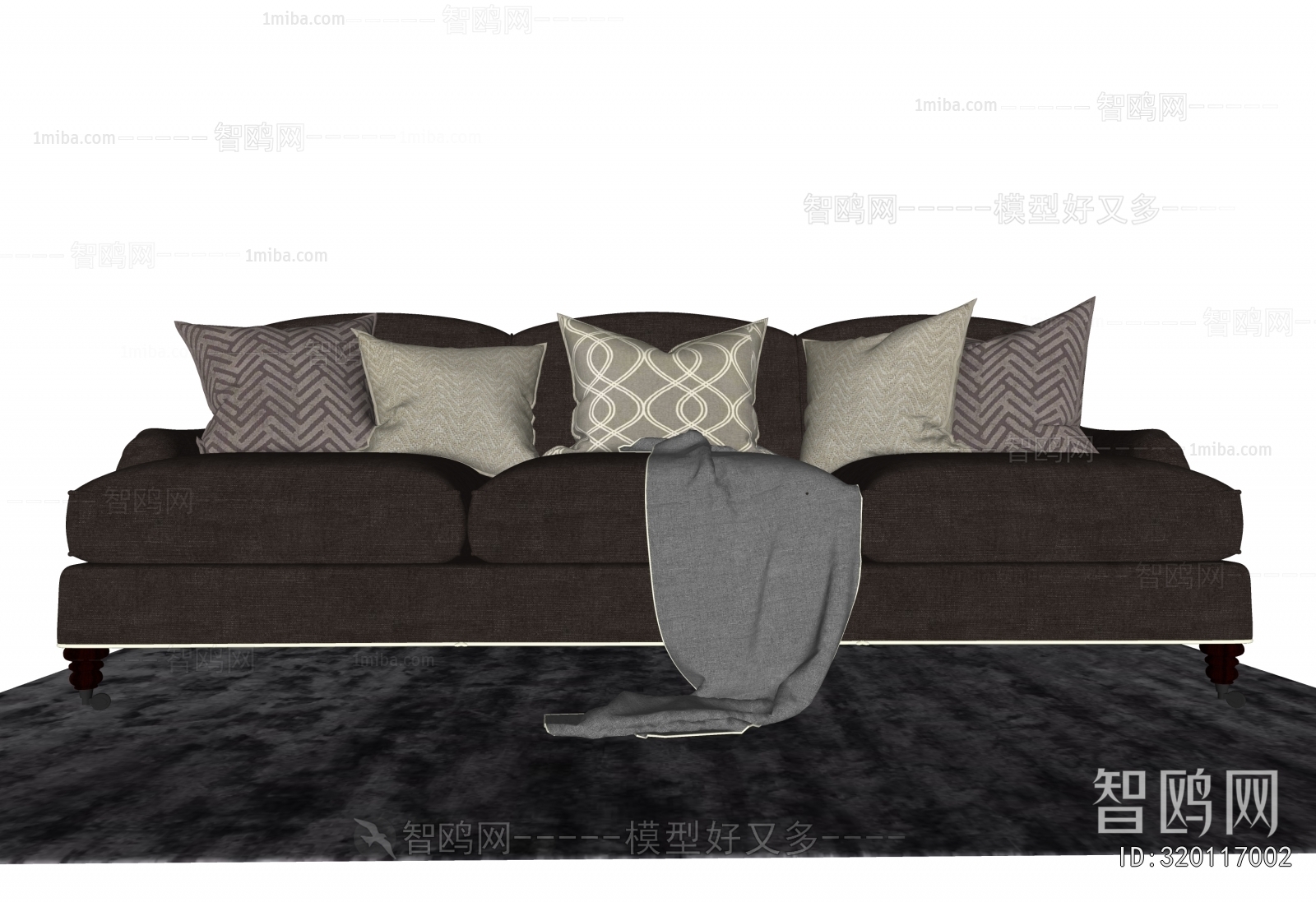 Modern Three-seat Sofa