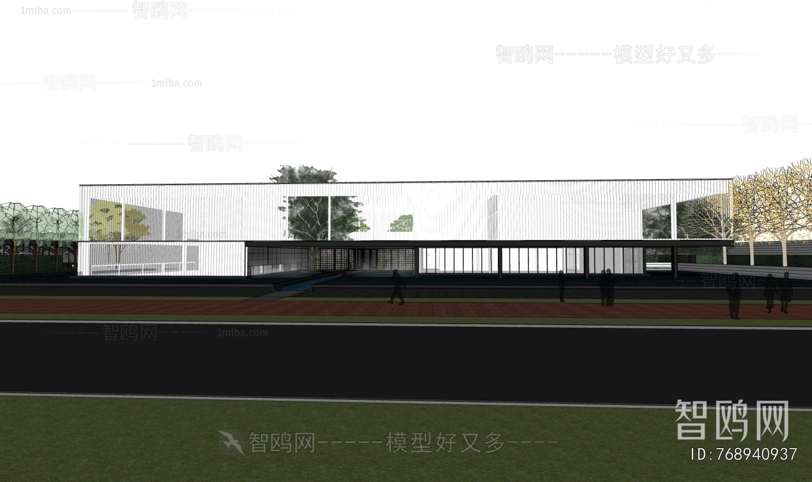 Modern Appearance Of Commercial Building