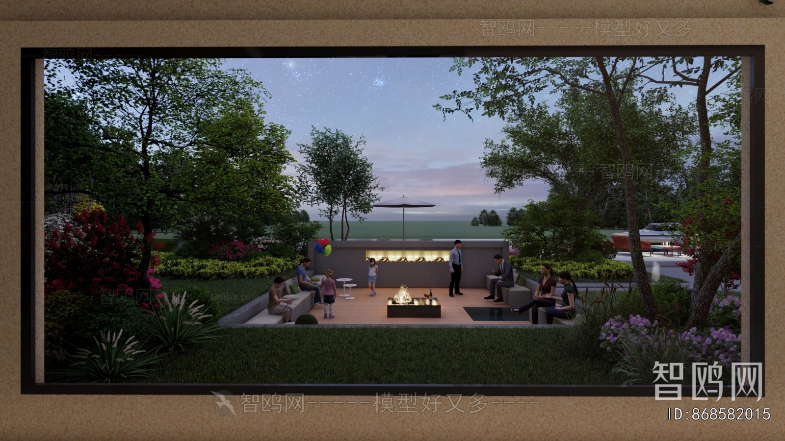 Modern Courtyard/landscape