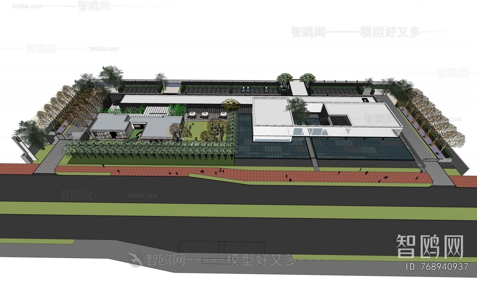 Modern Appearance Of Commercial Building