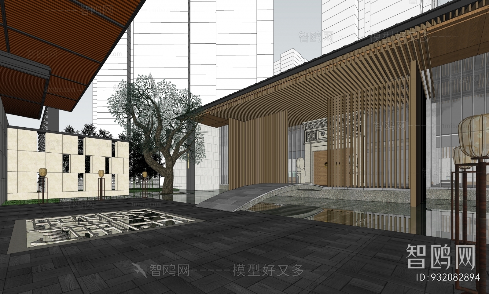 New Chinese Style Commercial Street