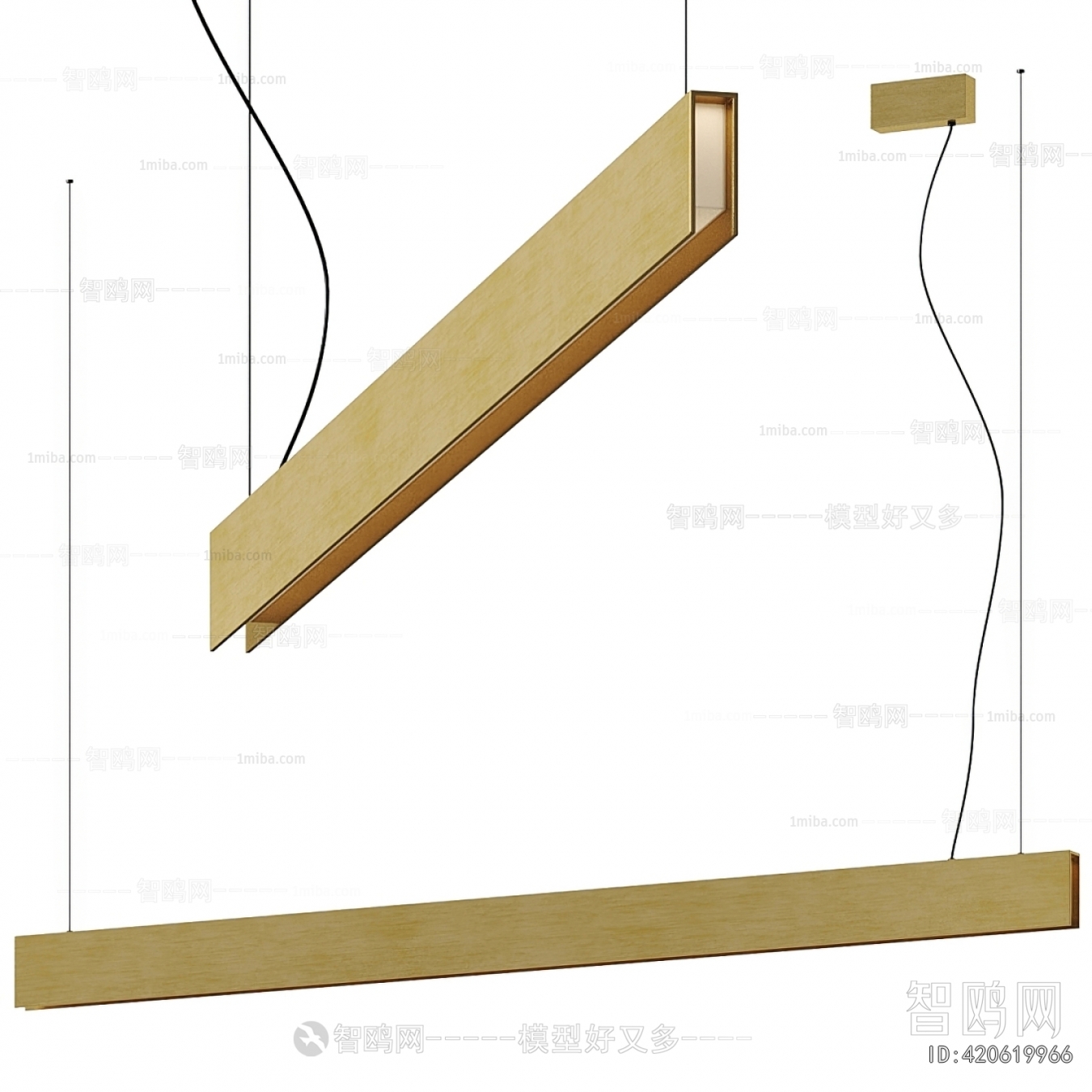 Modern Long Chandelier