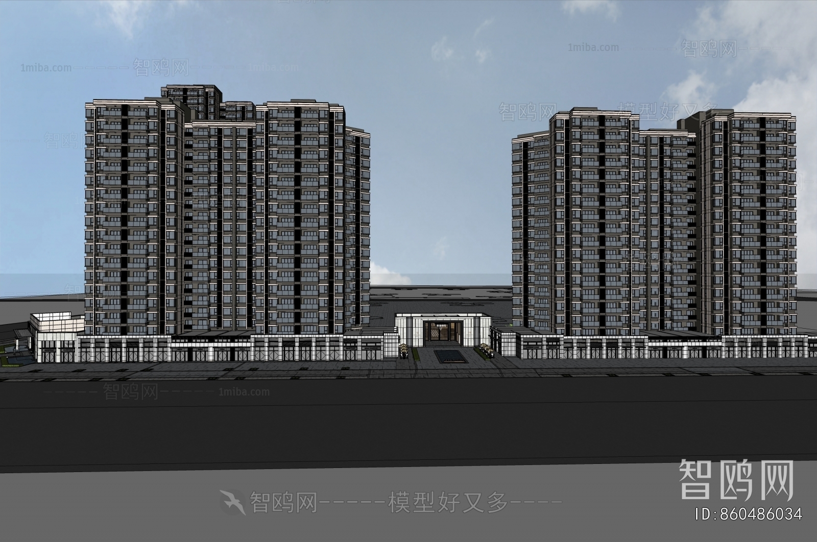 Modern Appearance Of Commercial Building