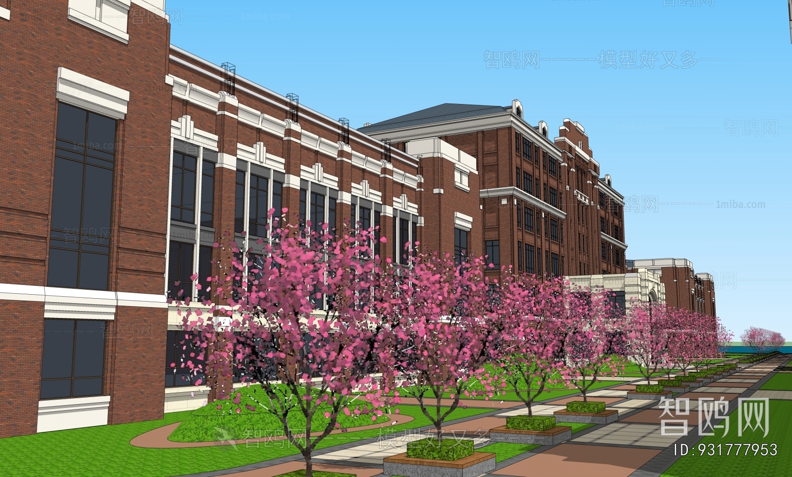 European Style School Building