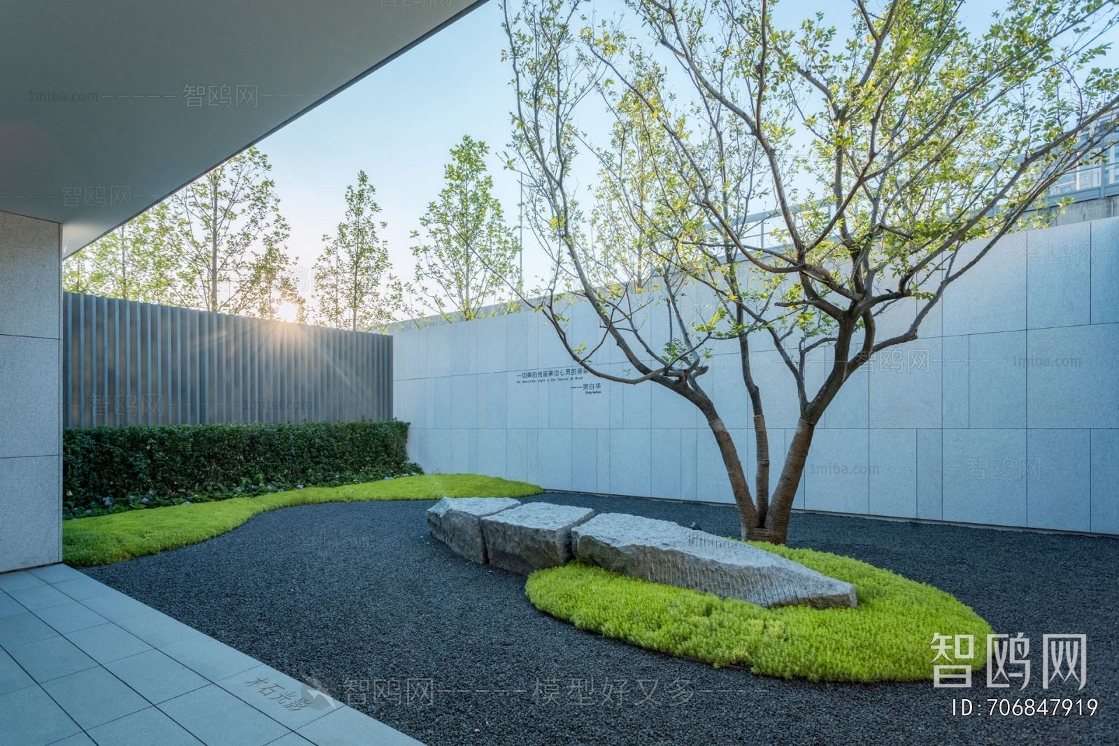 Modern Courtyard/landscape