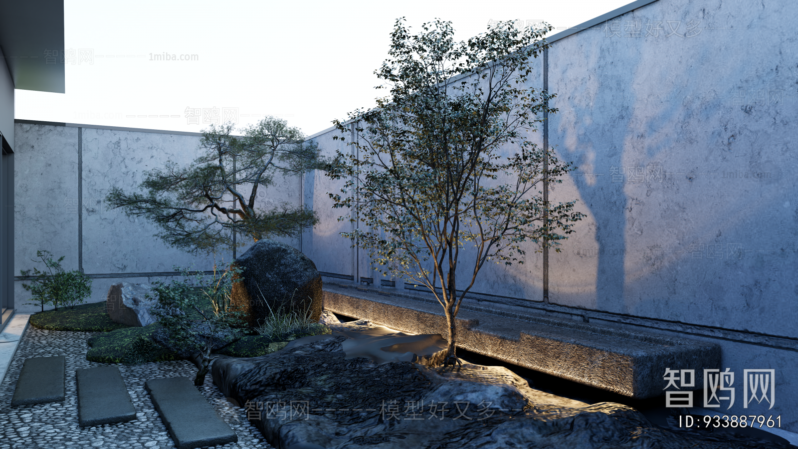 Japanese Style Courtyard/landscape