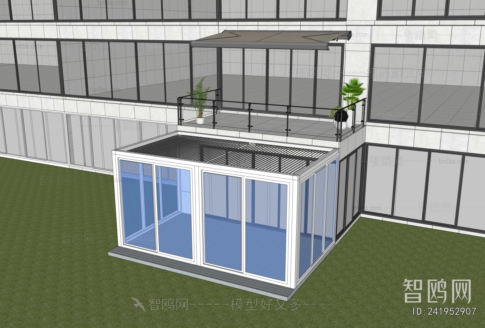 Modern Glass Sunshine Room