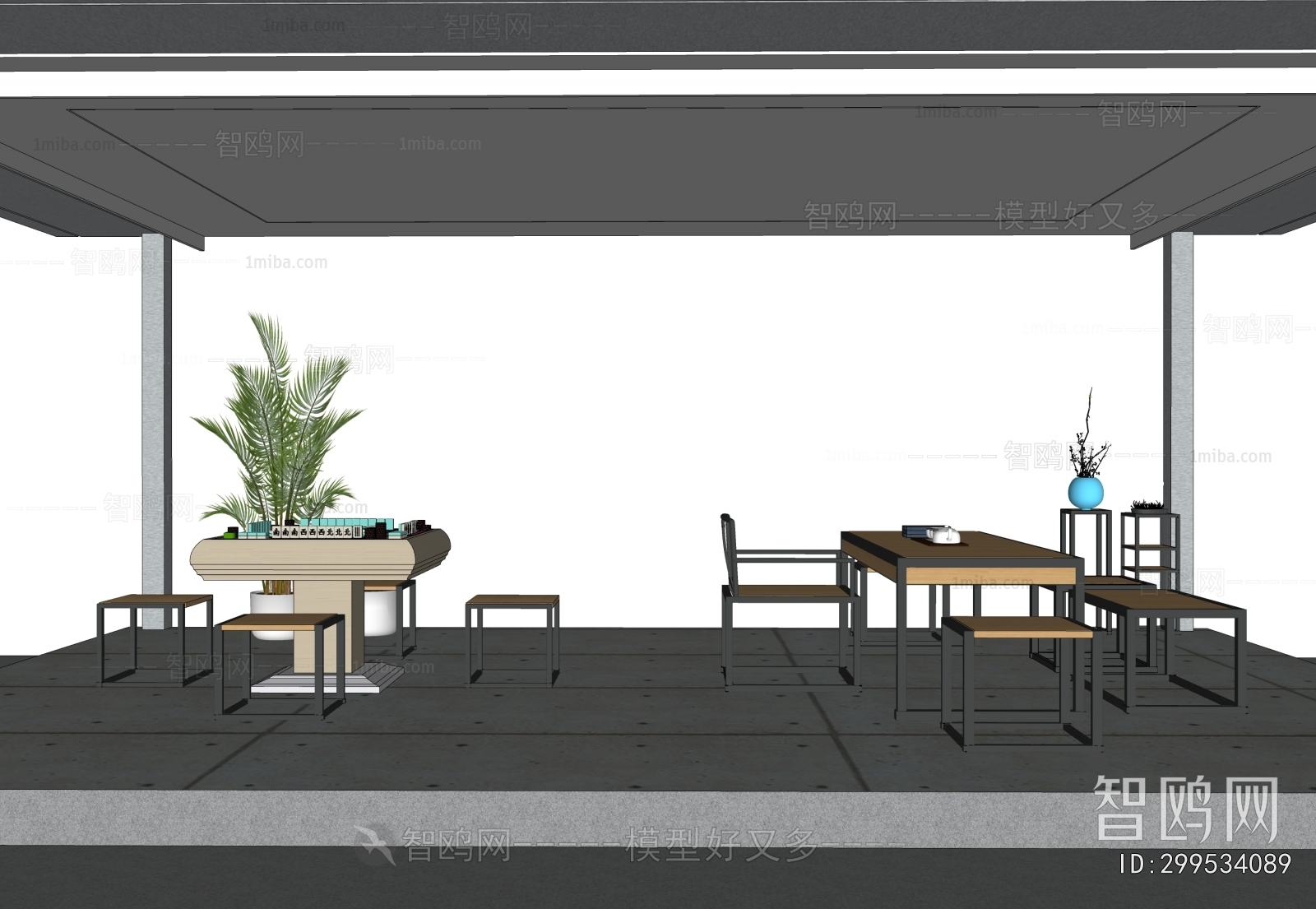 Modern Courtyard/landscape