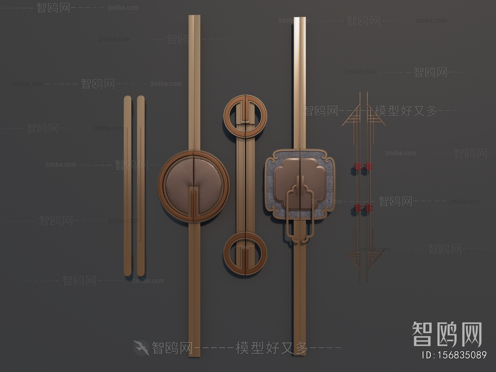 Chinese Style Door Handle