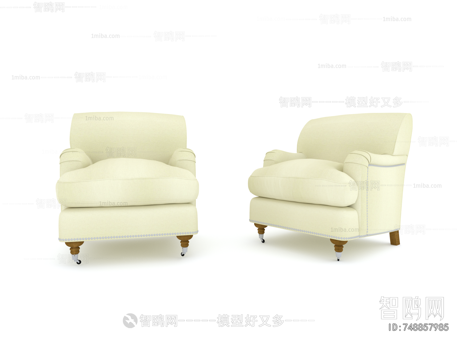 European Style Single Sofa