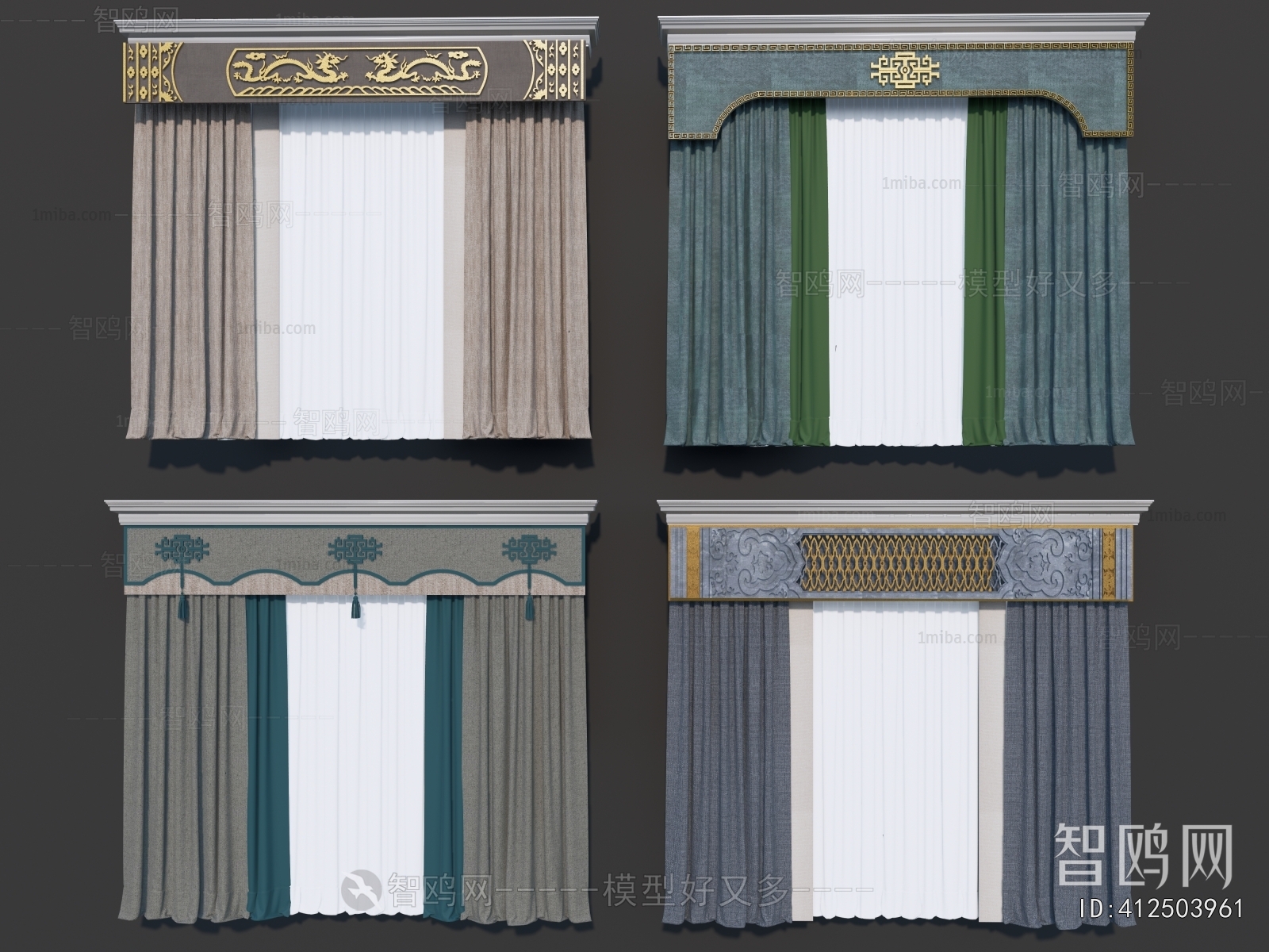 New Chinese Style The Curtain